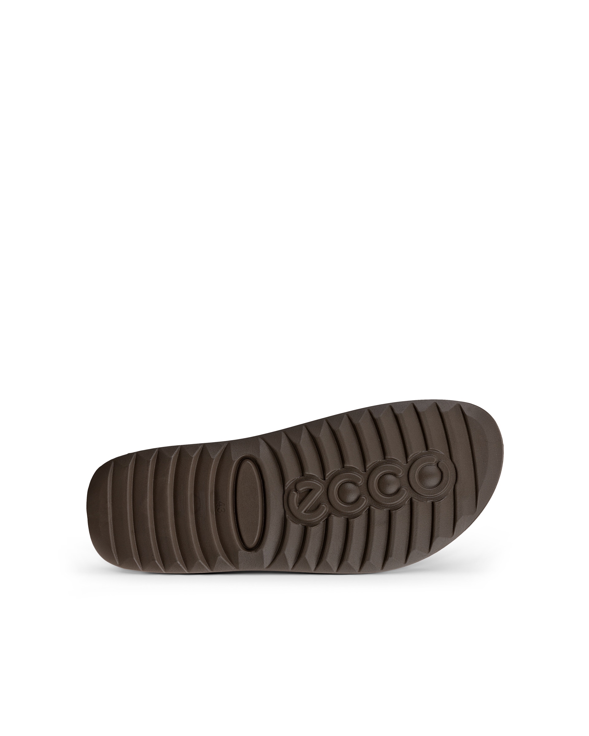 ECCO® Cozmo muške sandale od nabuka s dvjema trakama - Smeđa - Sole
