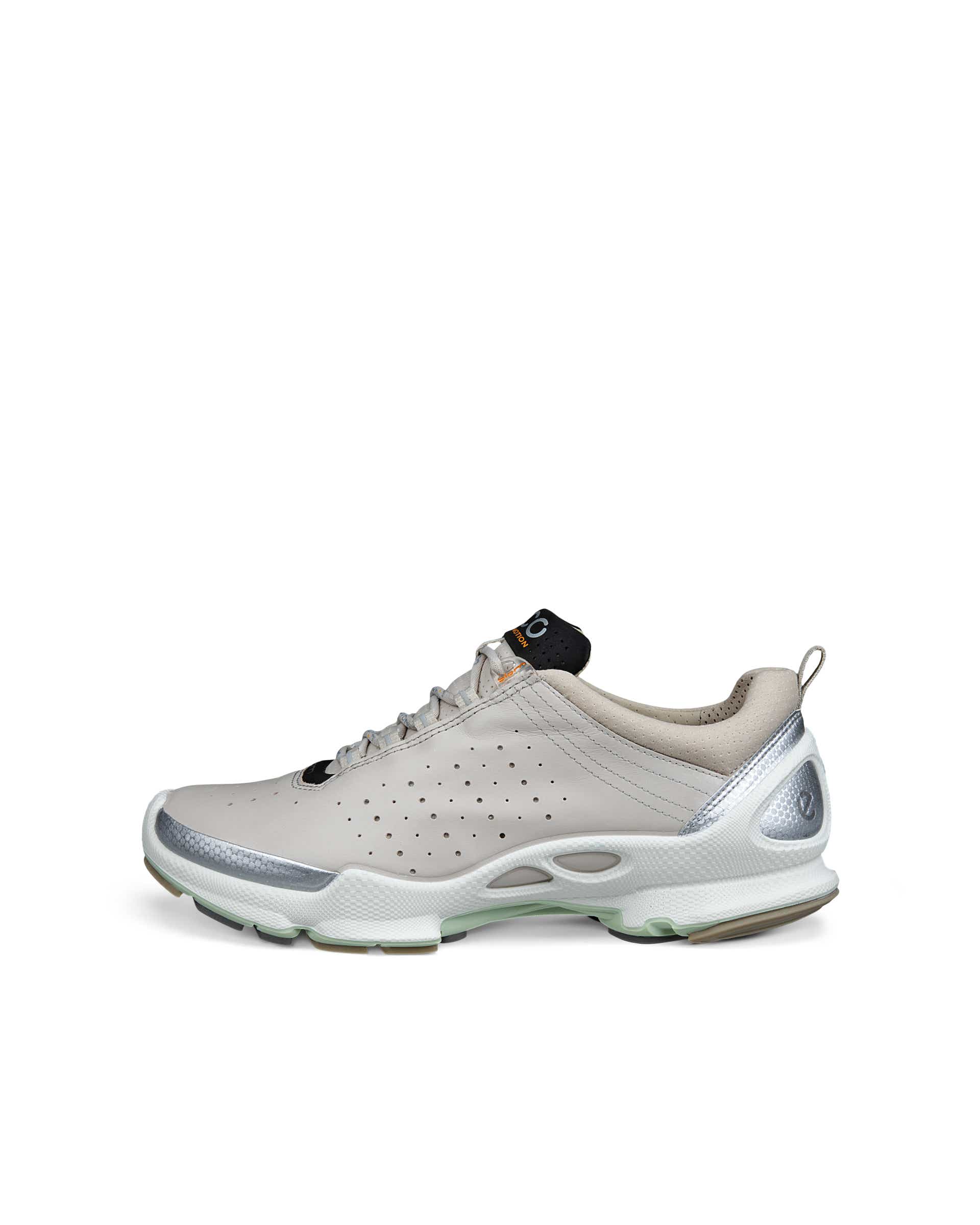 Women's ECCO® BIOM C Leather Sneaker - Grey - Outside