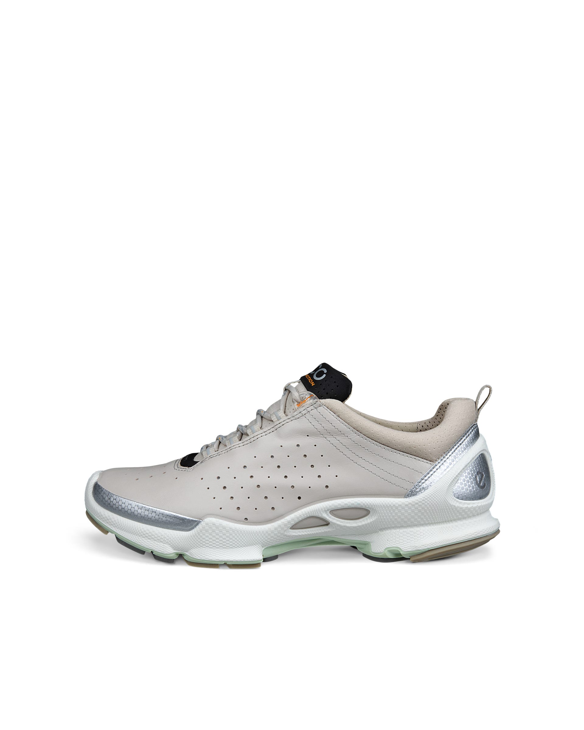 Women's ECCO® BIOM C Leather Sneaker - Grey - Outside