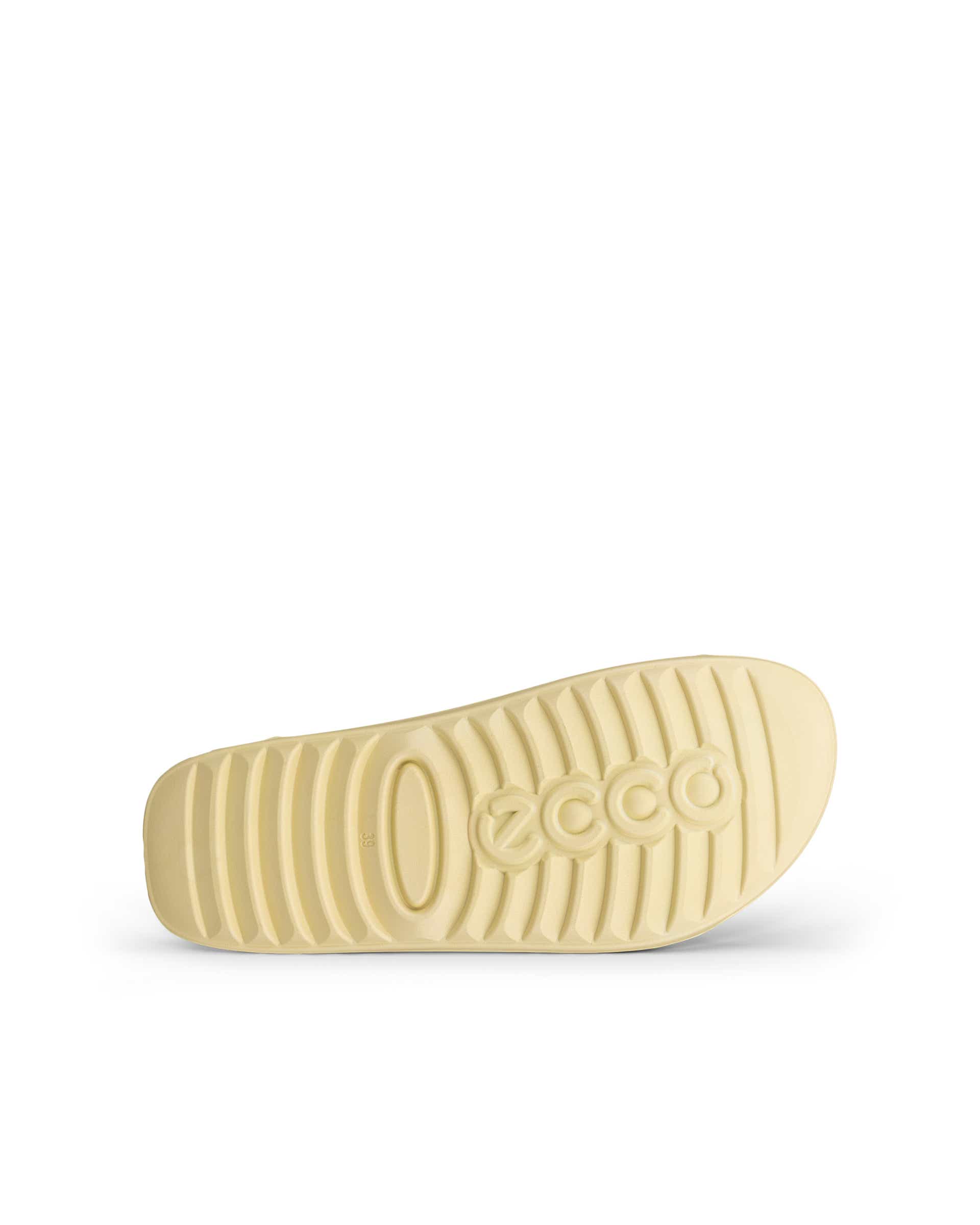 ECCO® Cozmo PF sandale en cuir pour femme - Jaune - Sole