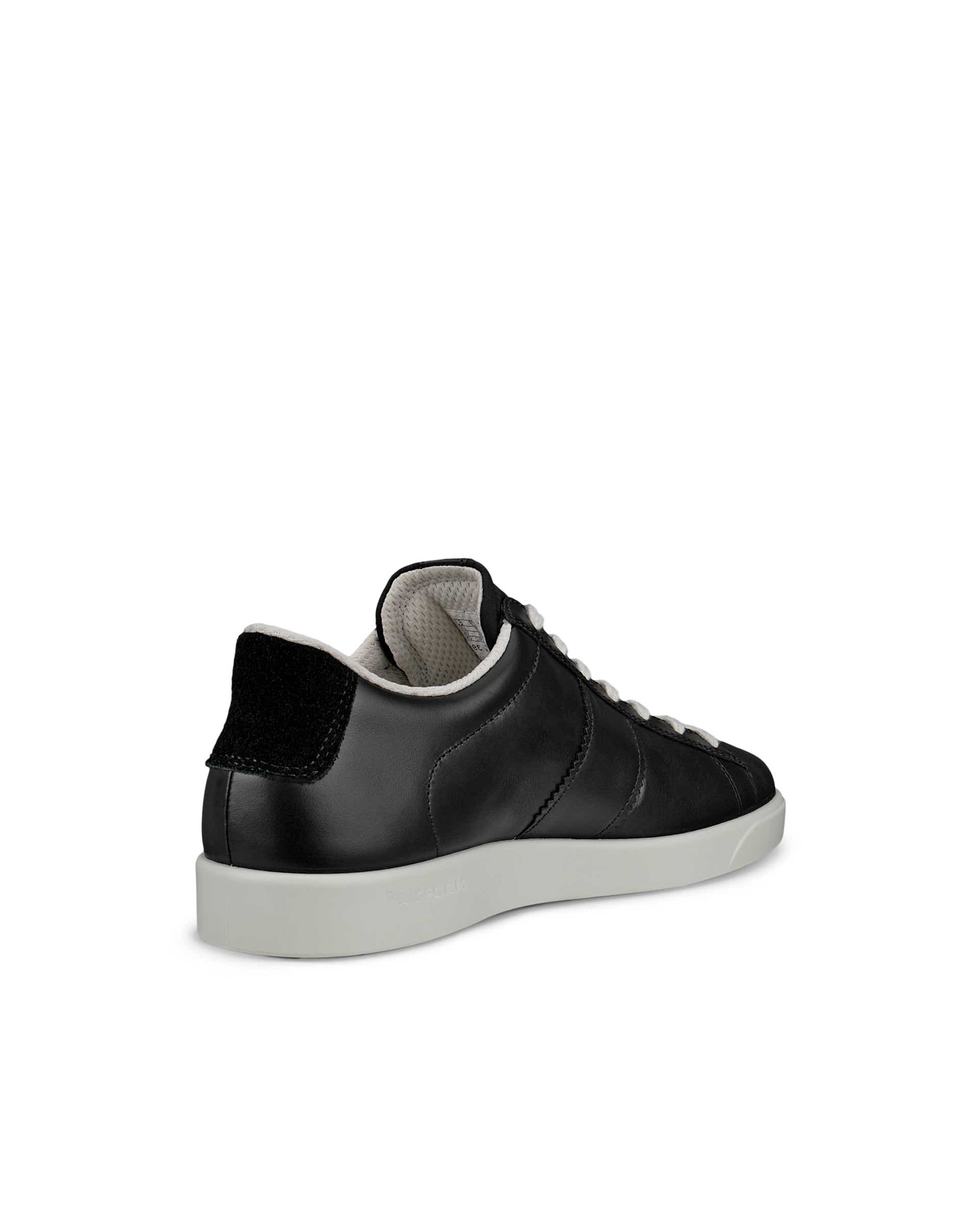 ECCO® Street Lite baskets en cuir pour femme - Noir - Back