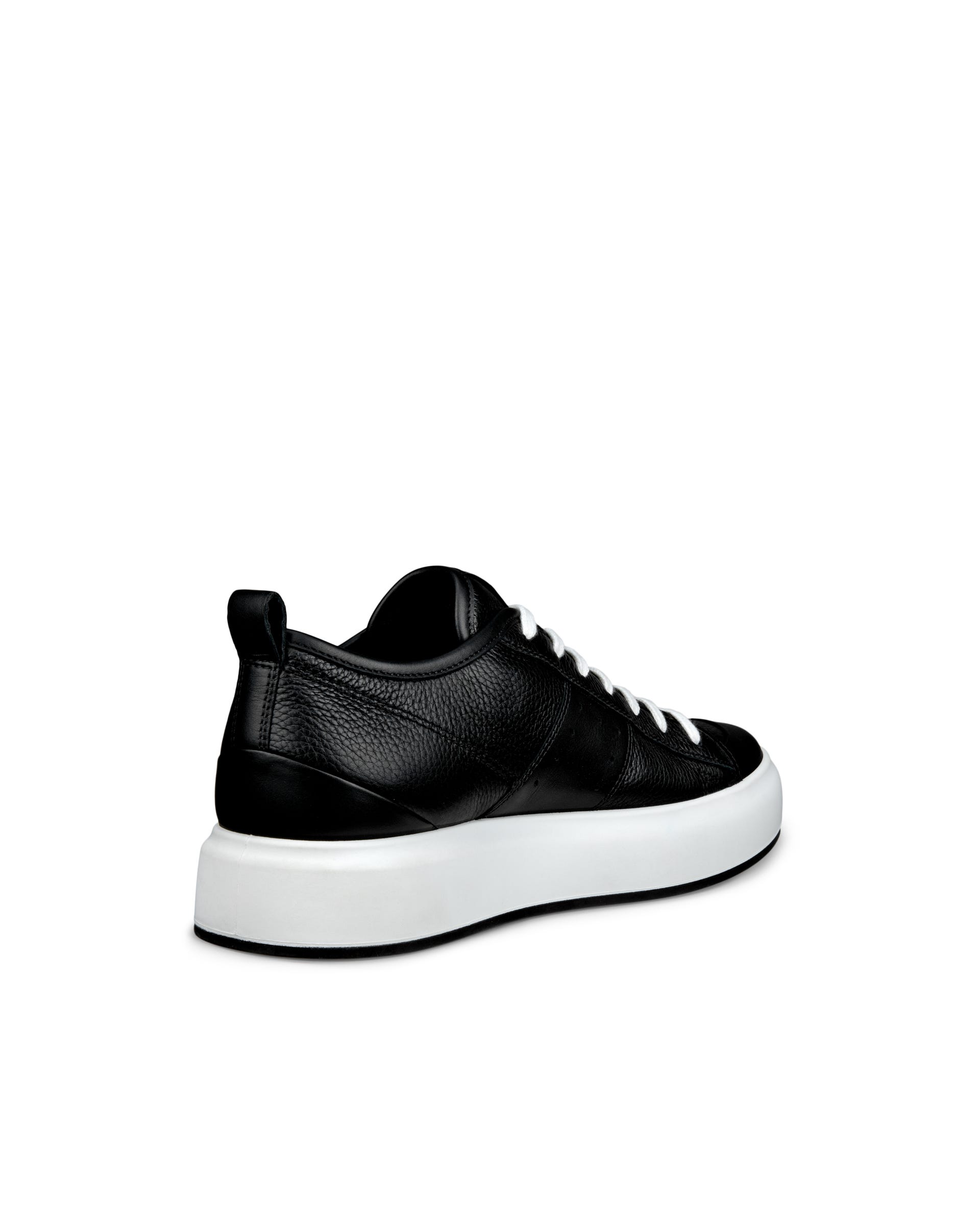ECCO® Street Ace Herren Ledersneaker - Schwarz - Back