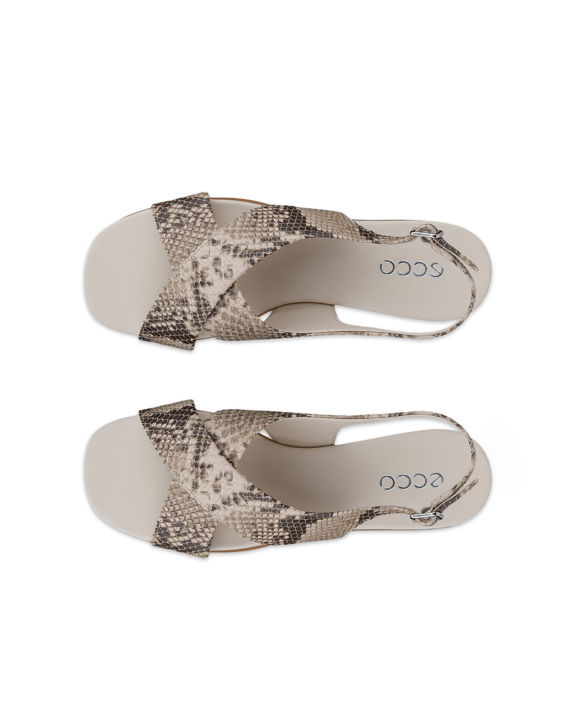 ECCO SCULPTED ALBA 25 WOMEN'S SANDAL - Beige - Top left pair