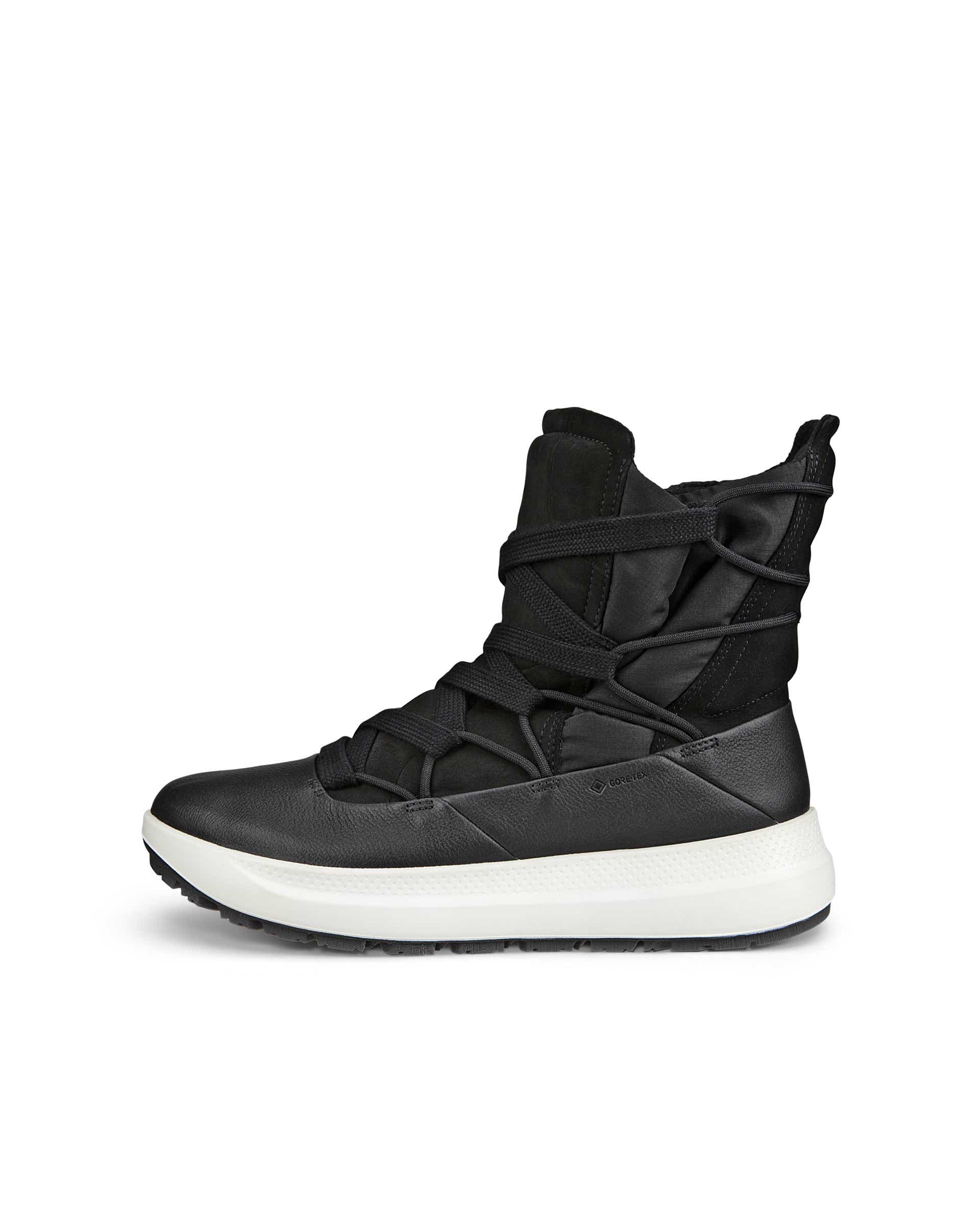 Botas de invierno de piel con Gore-Tex ECCO® Solice para mujer - Negro - Outside