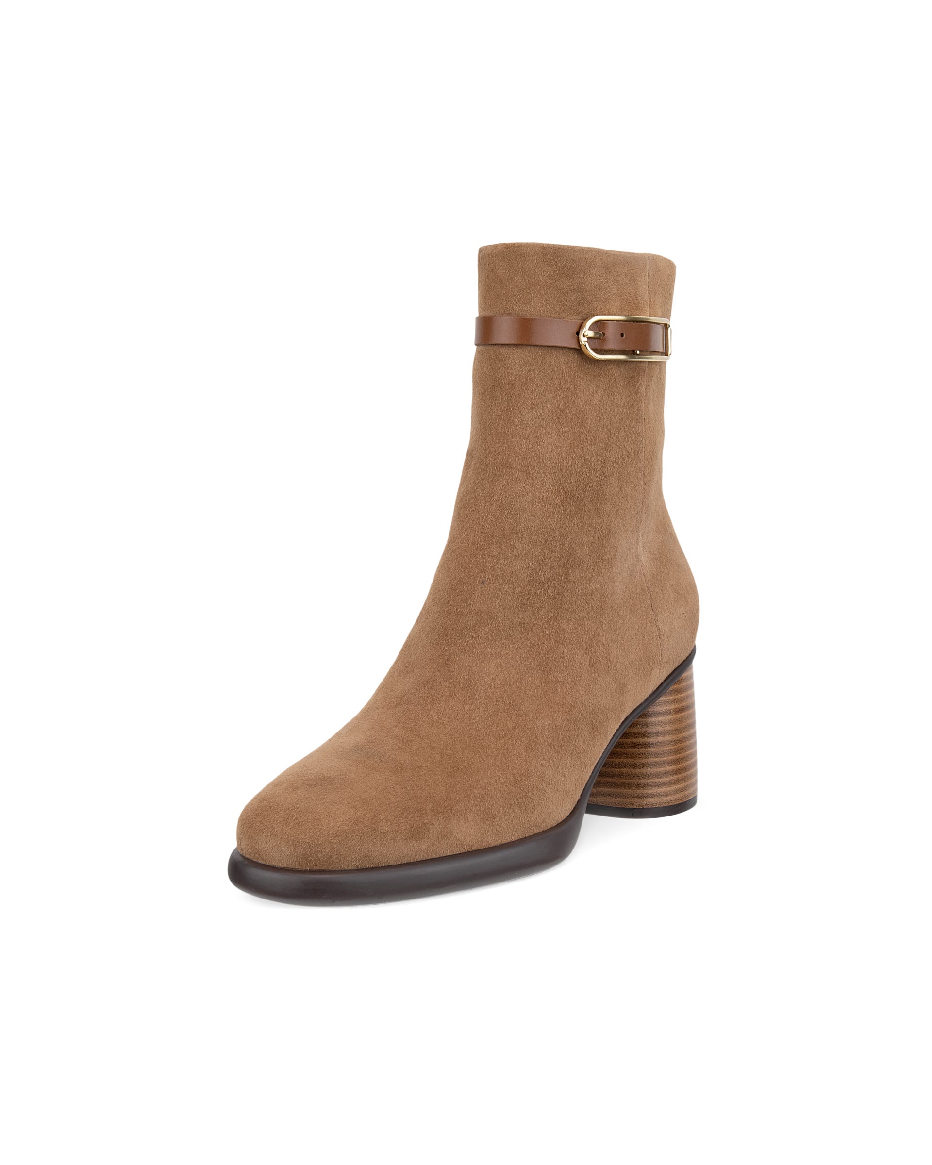 ECCO® SCULPTED LX 55 Damen Ankle Boot aus Veloursleder - Braun - Outside