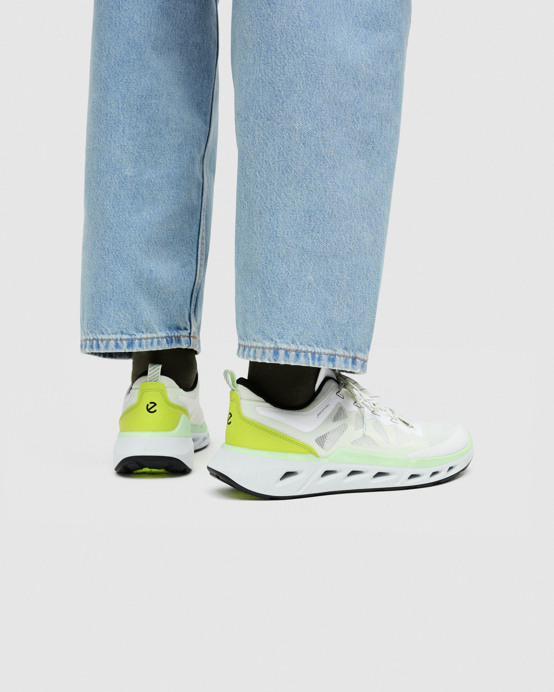 Men's ECCO® Biom 720 Textile Sneaker - White - Lifestyle image-1