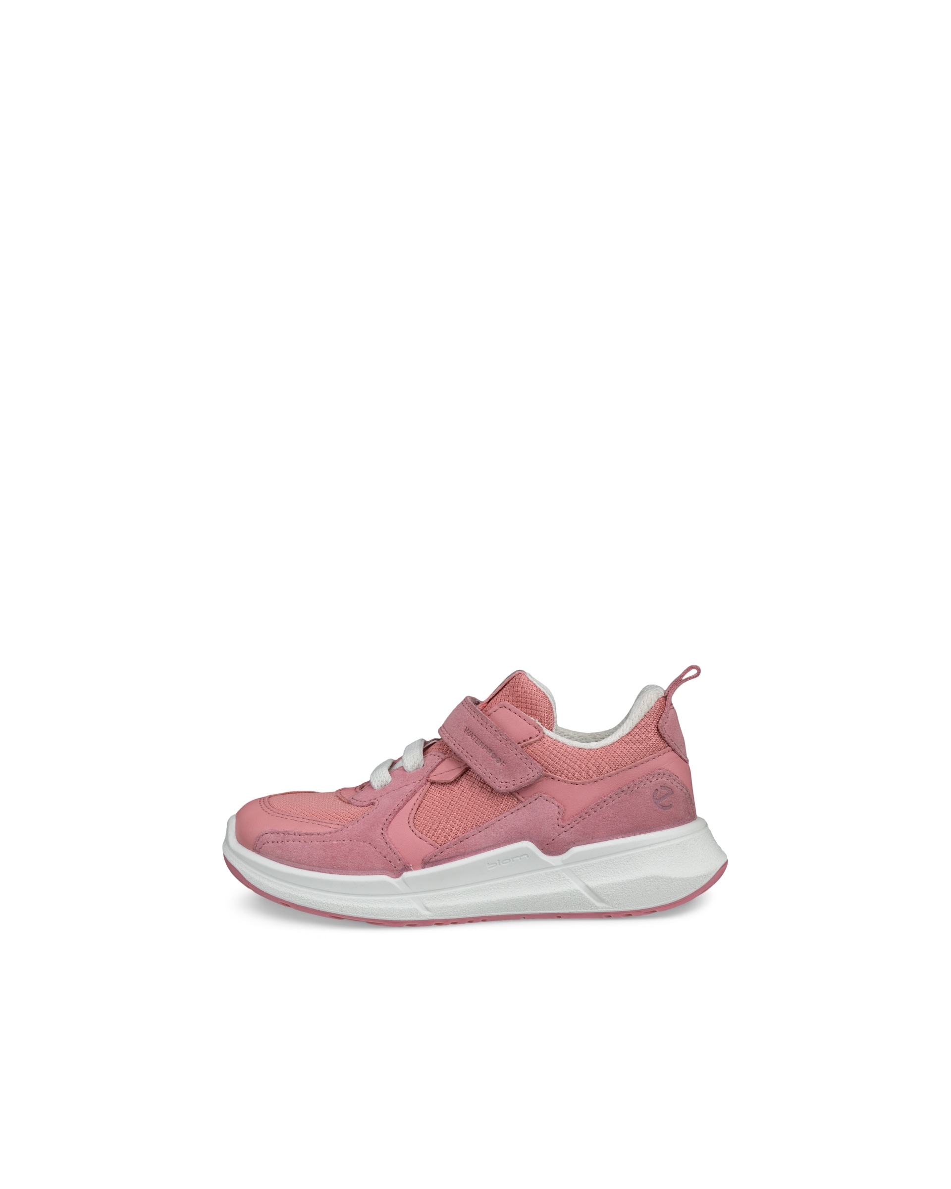 ECCO® Biom K1 baskets en daim pour enfant - Rose - Outside