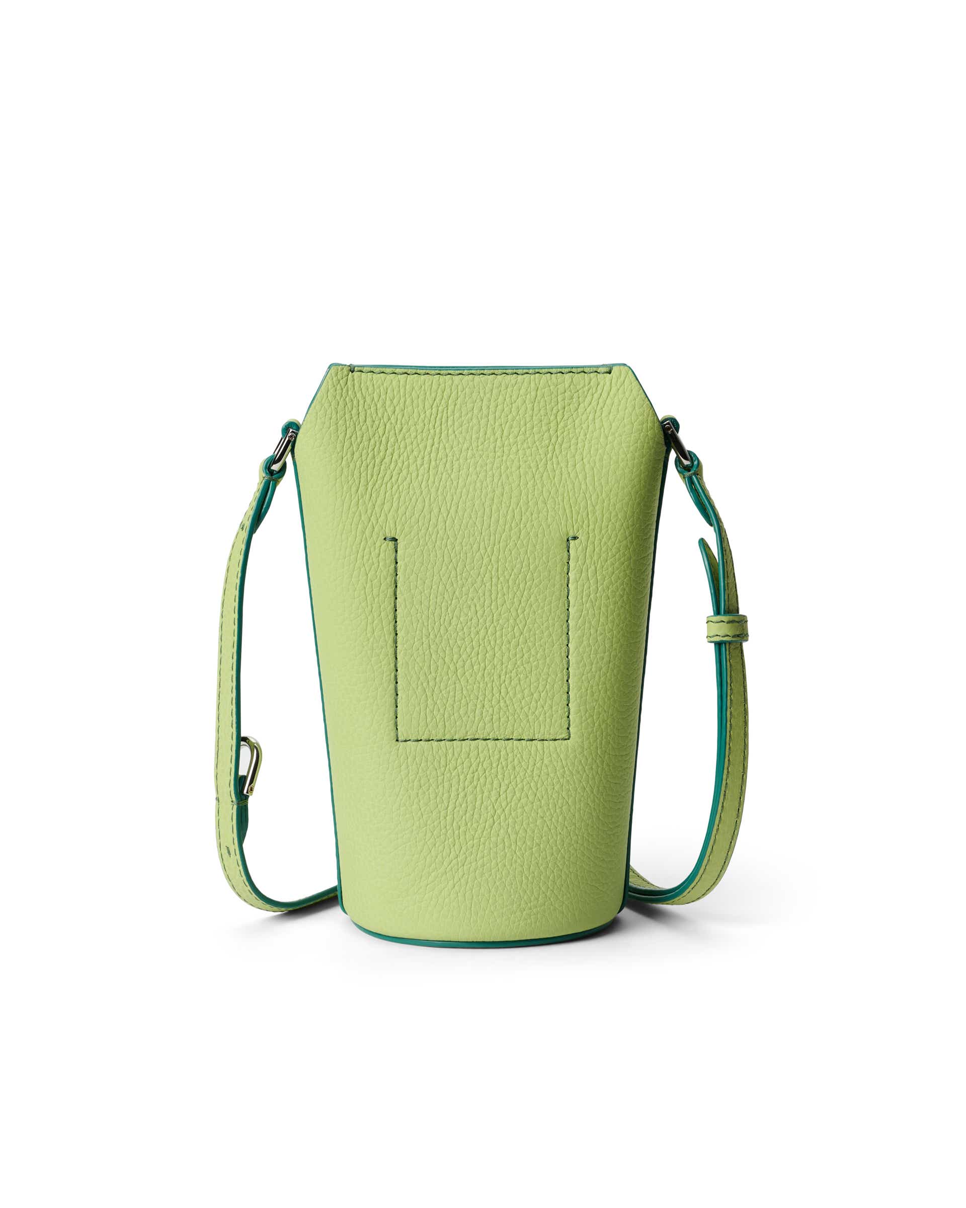 ECCO® Pot Leather Crossbody Bag - Green - Back