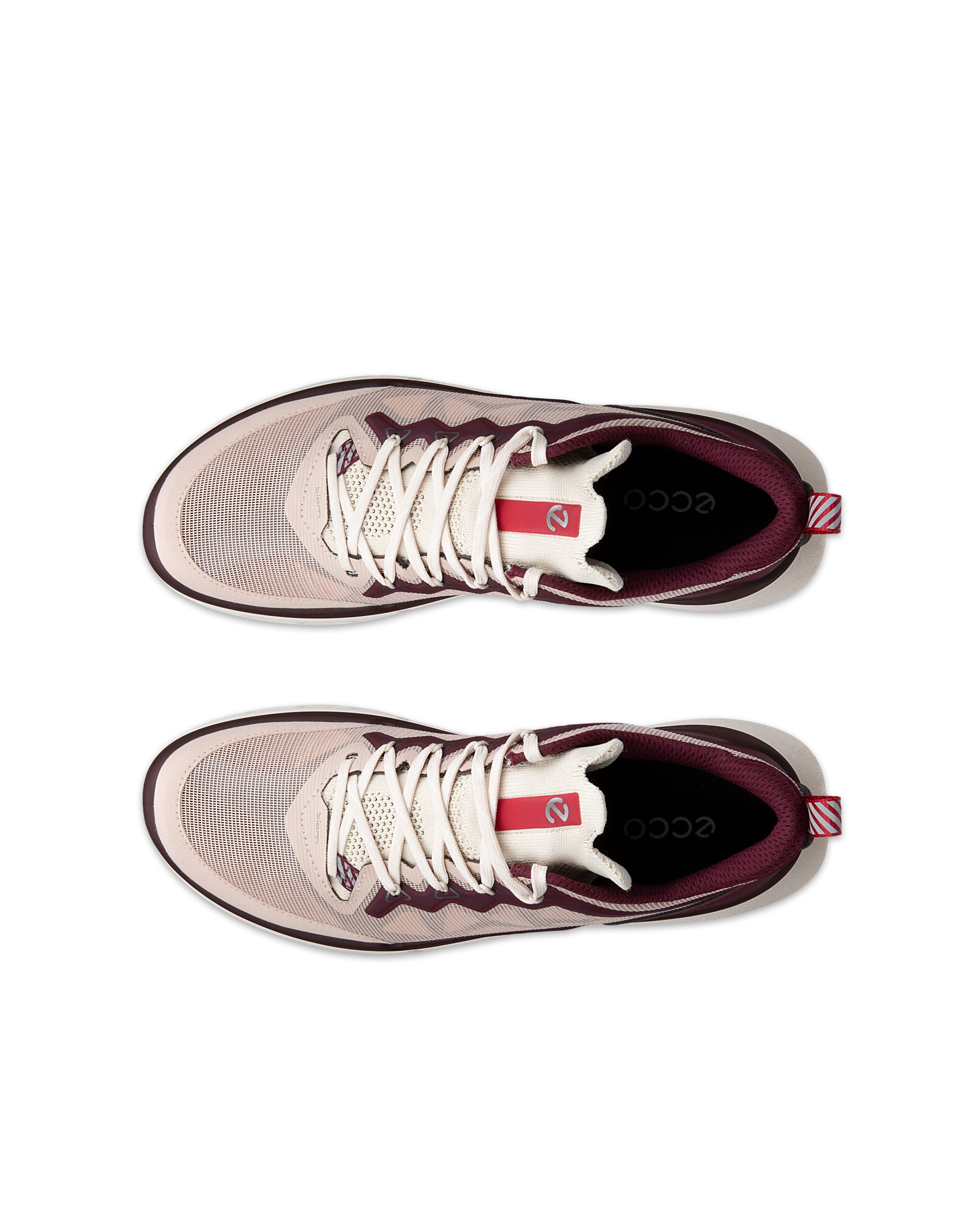 Women's ECCO® Biom 720 Textile Sneaker - Pink - Outside