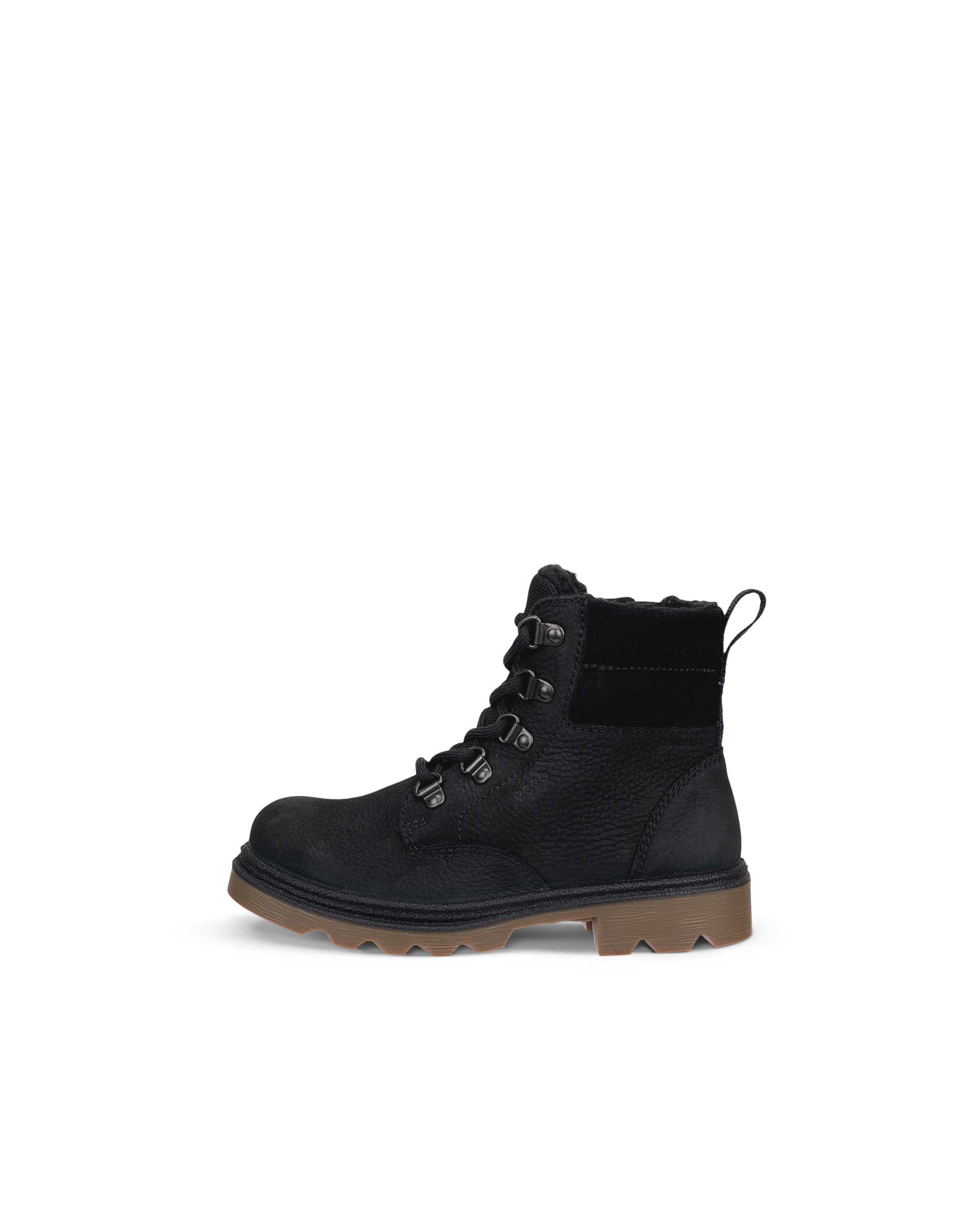 Botas impermeáveis inverno nobuck criança ECCO® GRAINER K - Preto - Outside
