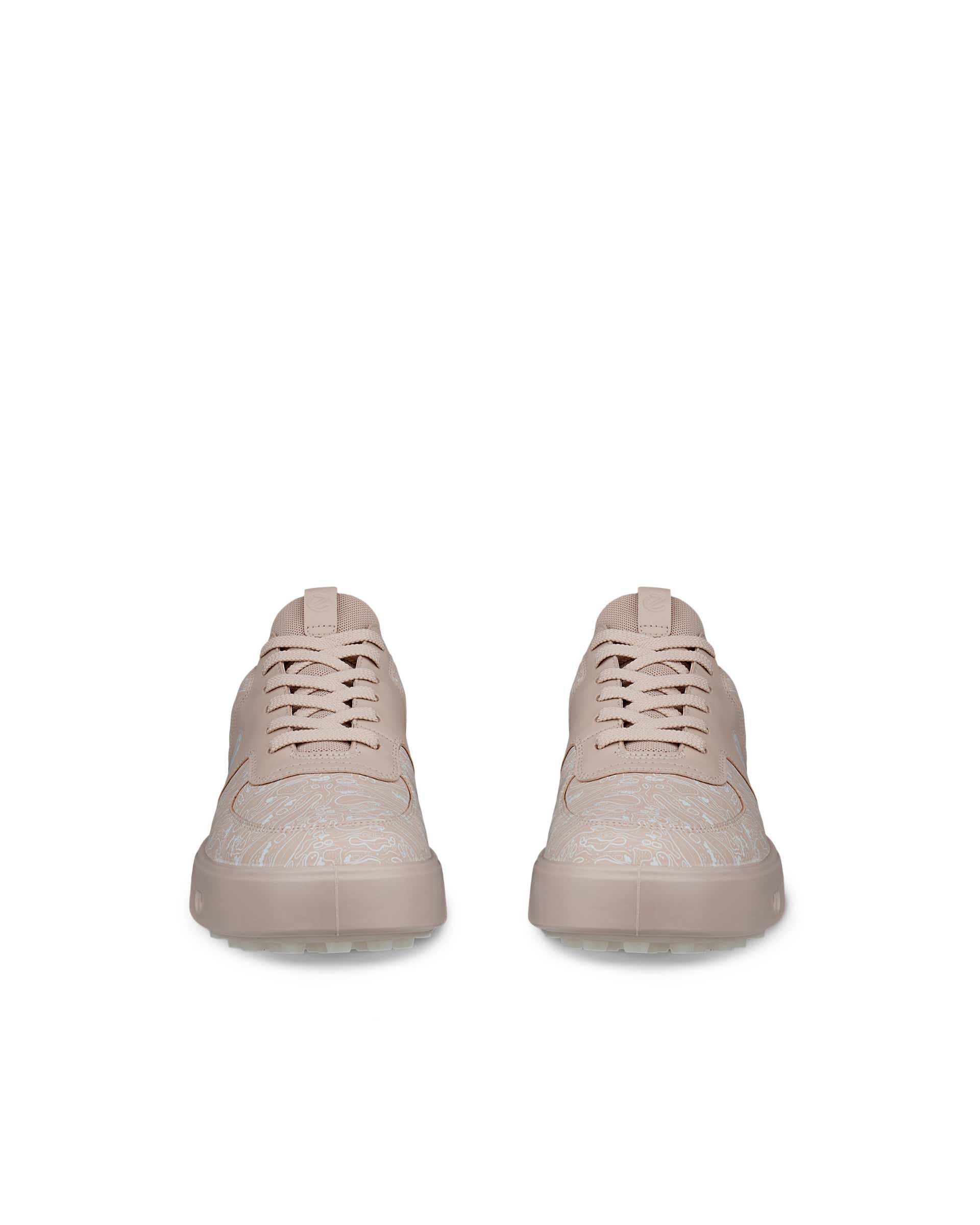 Dámská kožená Gore-Tex golfová obuv ECCO® Golf Street 720 - Růžová - Front pair