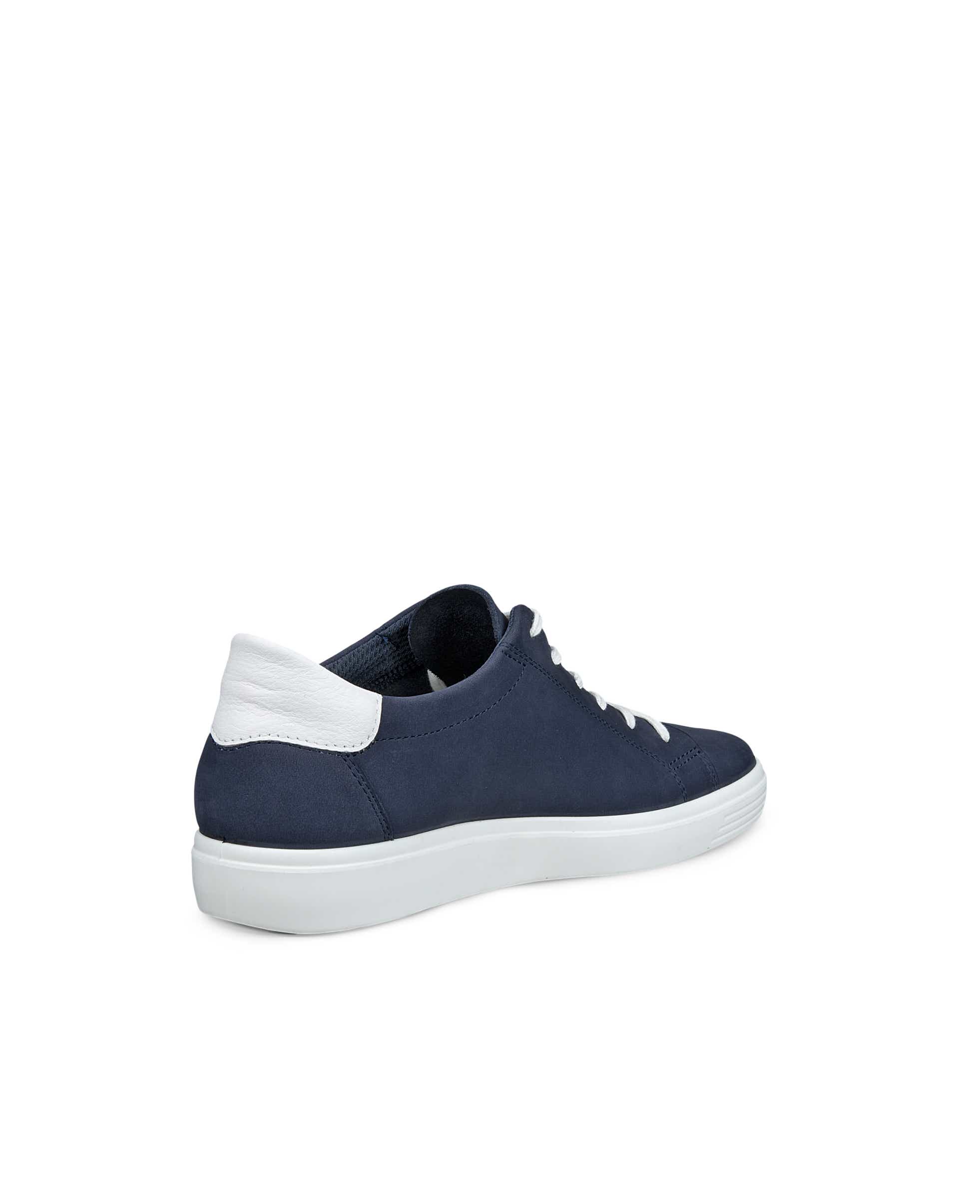 Zapatillas de piel ECCO® CLASSIC SNEAKER para mujer - Azul - Back