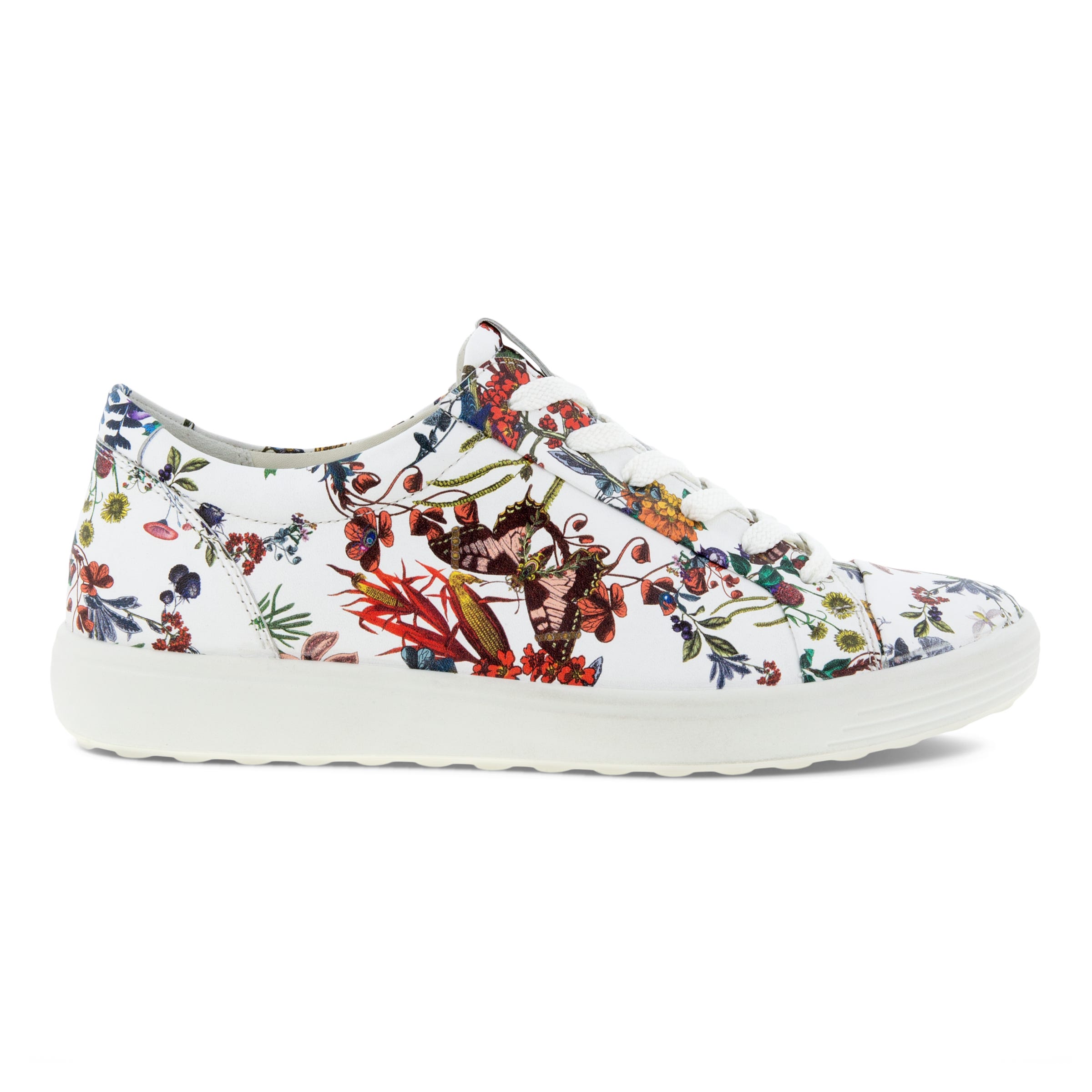 ECCO Soft 7 ウィメンズ レザースニーカー - マルチカラー - Outside