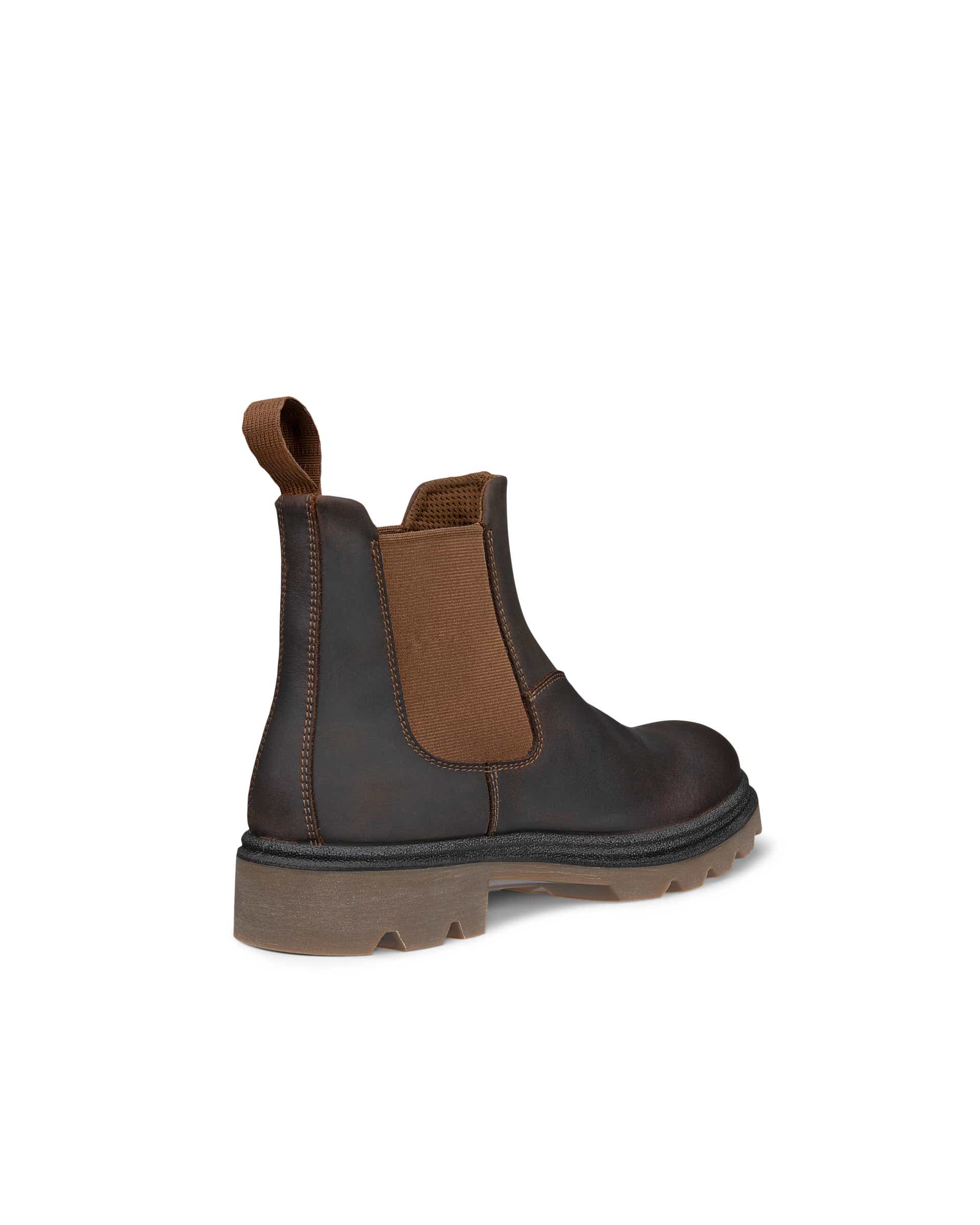 Botas Chelsea nobuck mulher ECCO® GRAINER - Castanho - Back