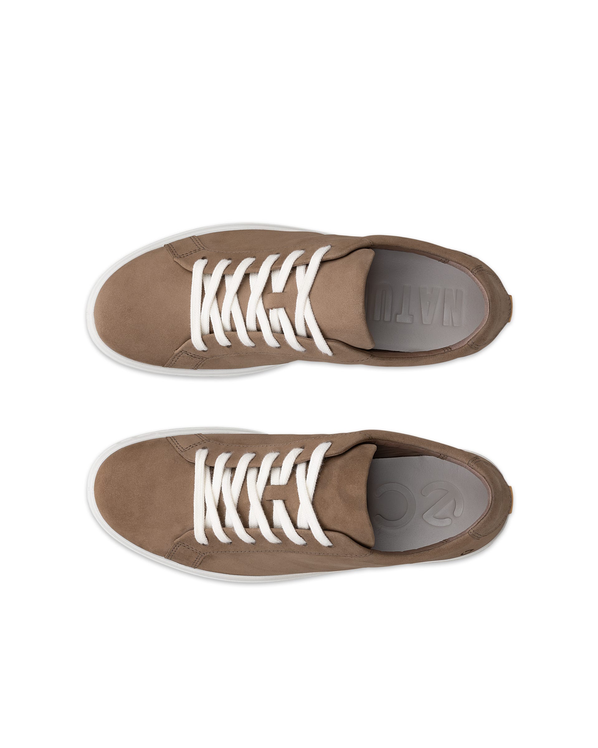 ECCO® SOFT 60 Snörsko nubuck dam - Grå - Top left pair