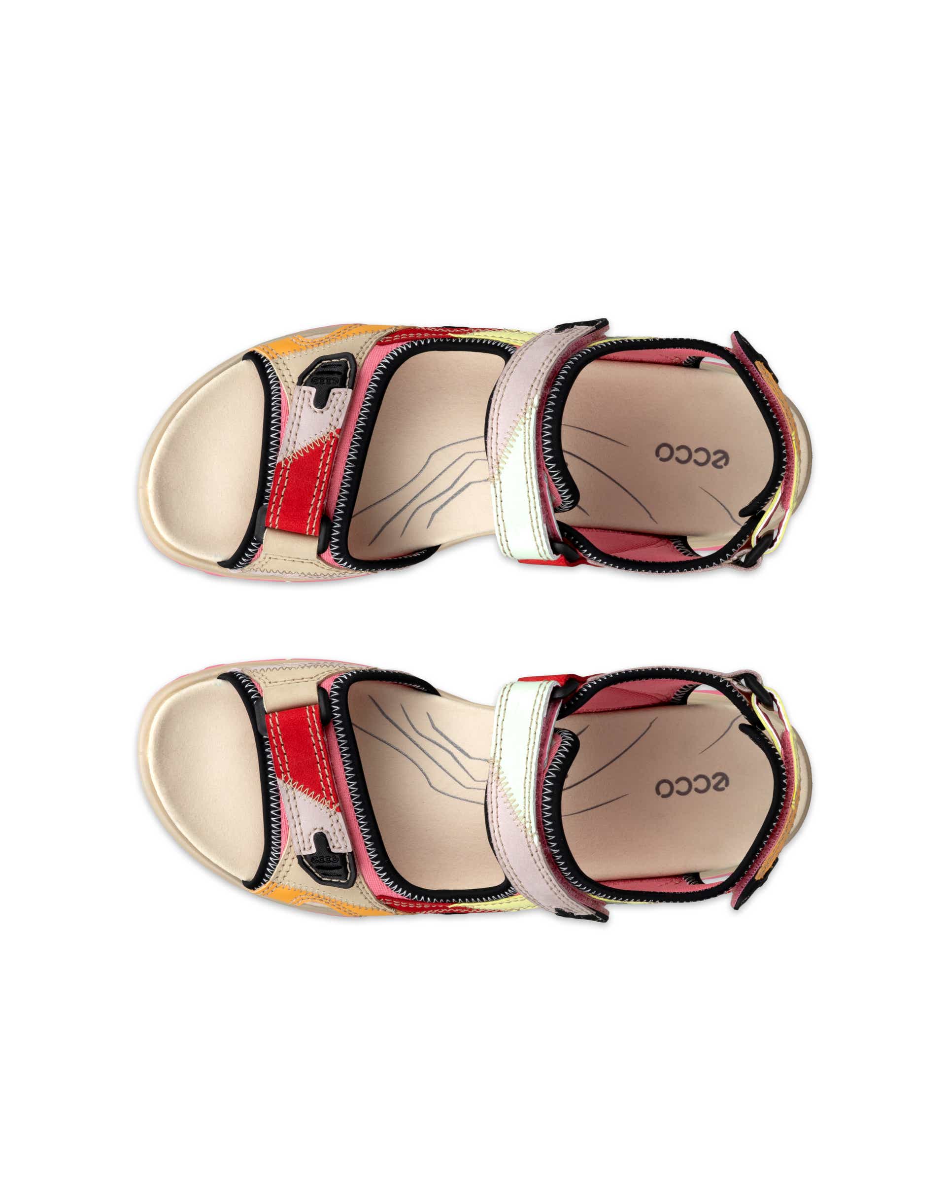 Dámské nubukové outdoorové sandály ECCO® OFFROAD - Vícebarevná - Top left pair
