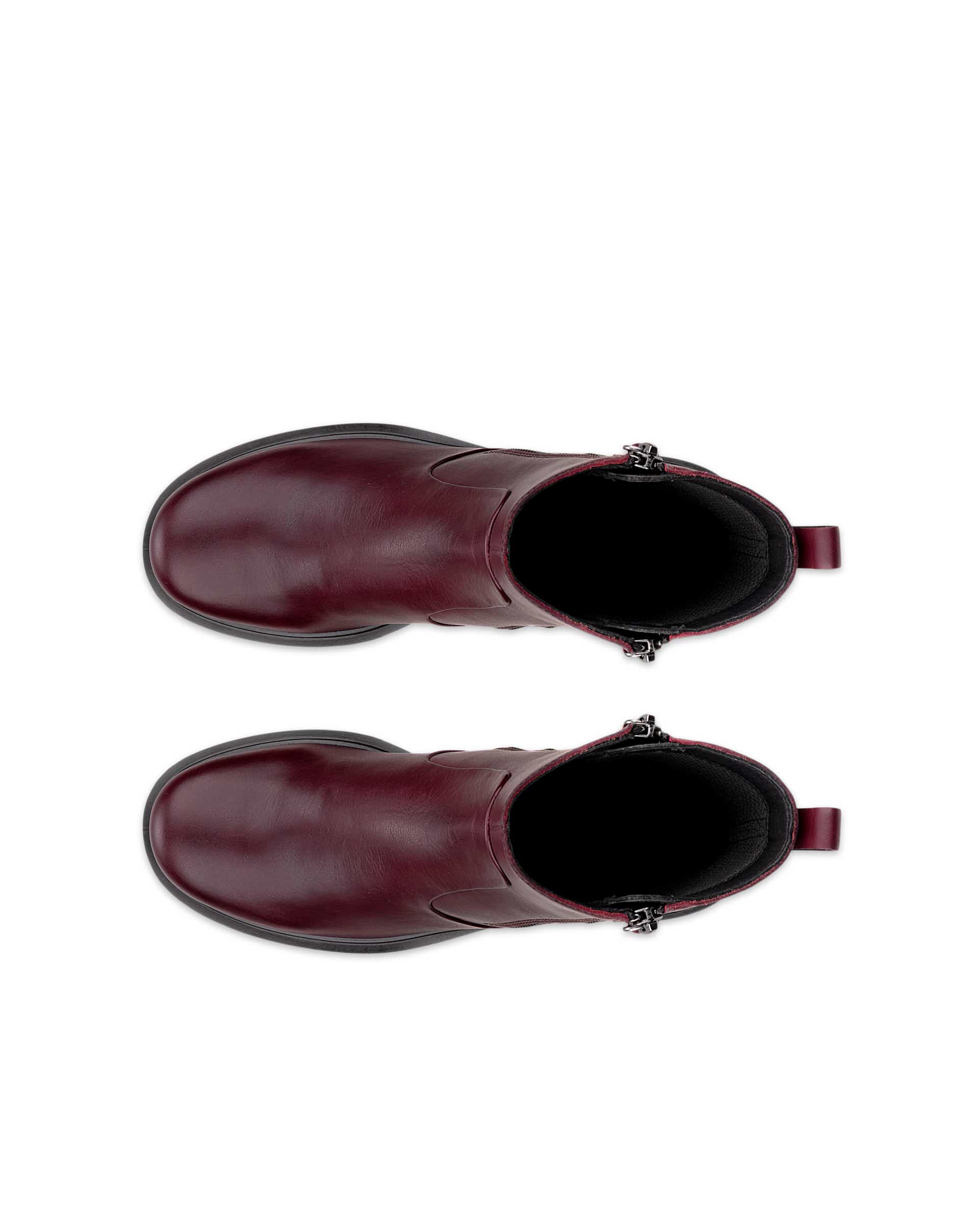 ECCO® METROPOLE SEOUL 45 női közepesen magasszárú bőrcsizma - Piros - Top left pair