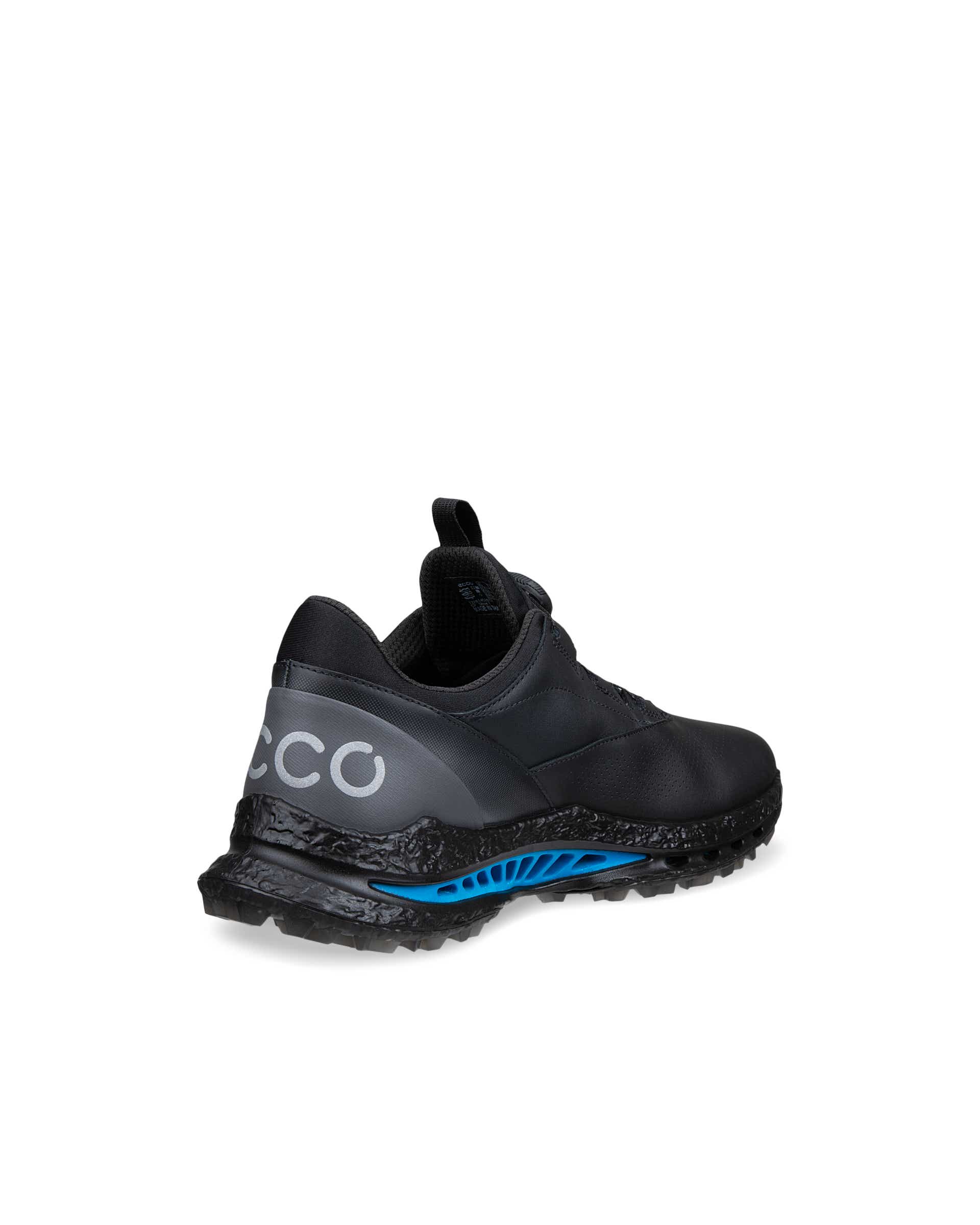 Men's ECCO® GOLF BIOM C5 Leather Gore-Tex Golf Shoe - Black - Back