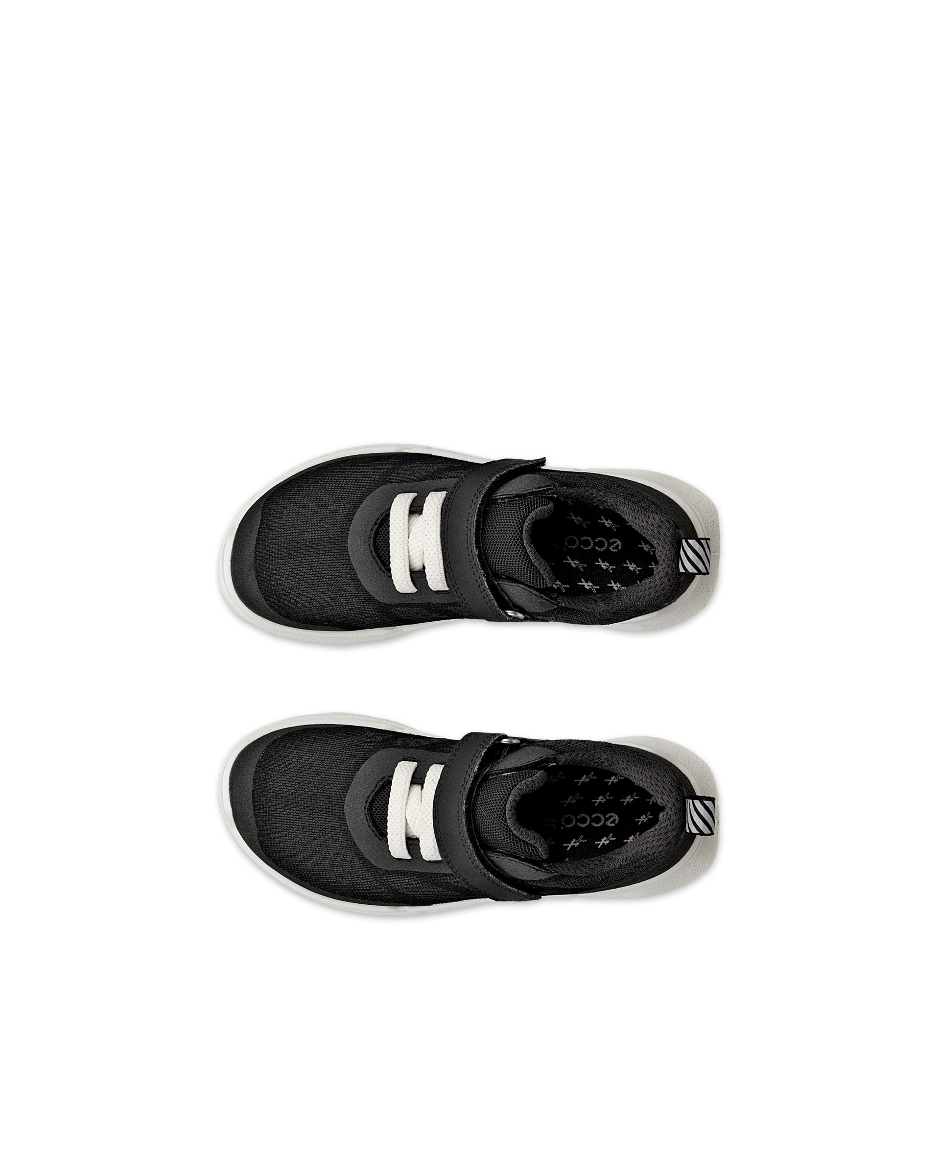 Kids' ECCO® Biom 2.2 Textile Sneaker - Black - Top left pair