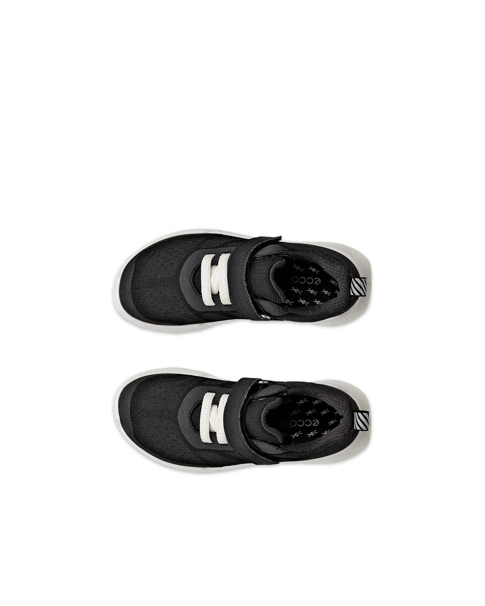 Kids' ECCO® Biom 2.2 Textile Sneaker - Black - Top left pair