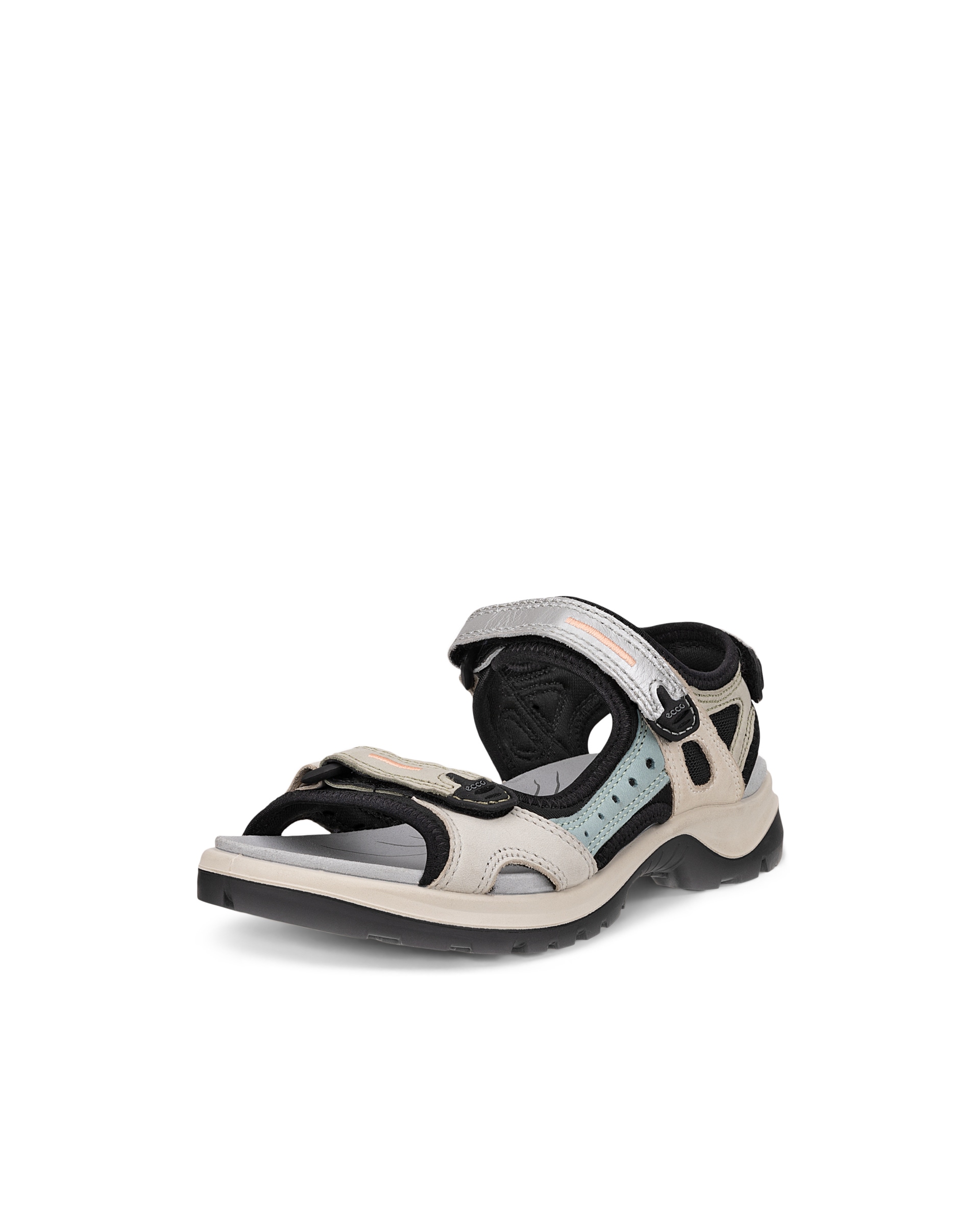 Women's ECCOยฎ Offroad Yucatan Nubuck Hiking Sandal - Brown - Main