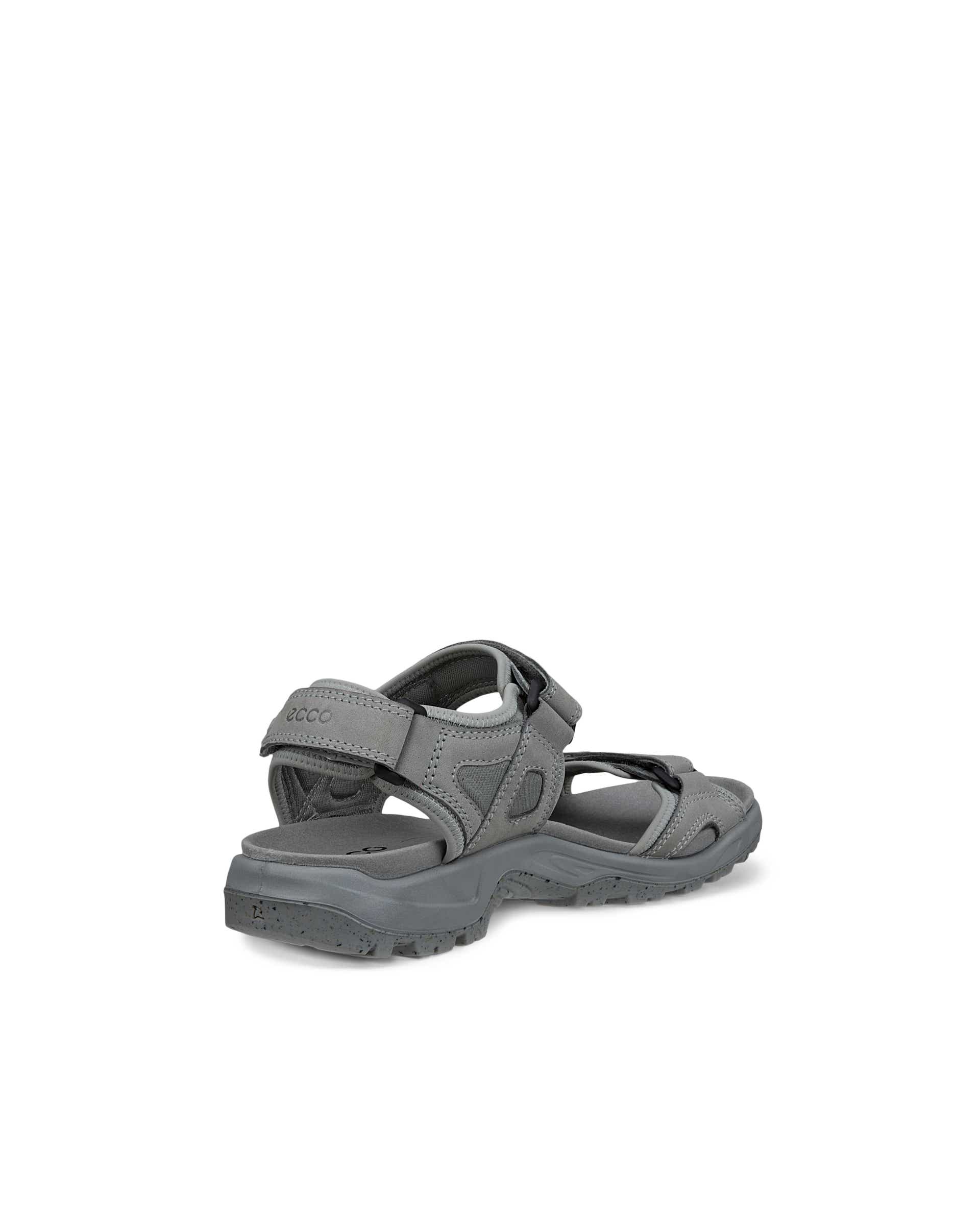 ECCO® Offroad Herren Trekkingsandale aus Nubukleder - Grau - Back