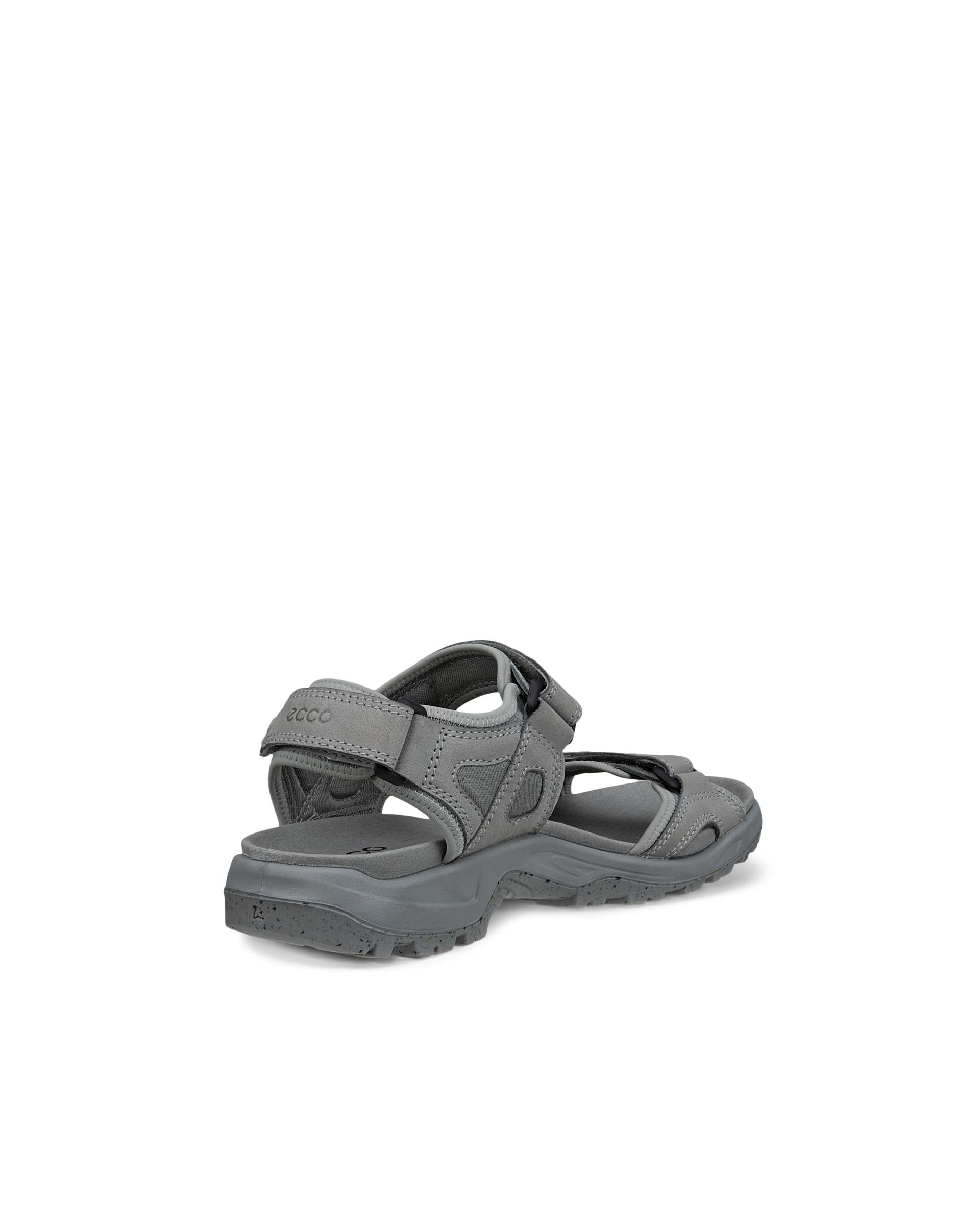 ECCO® Offroad Herren Trekkingsandale aus Nubukleder - Grau - Back