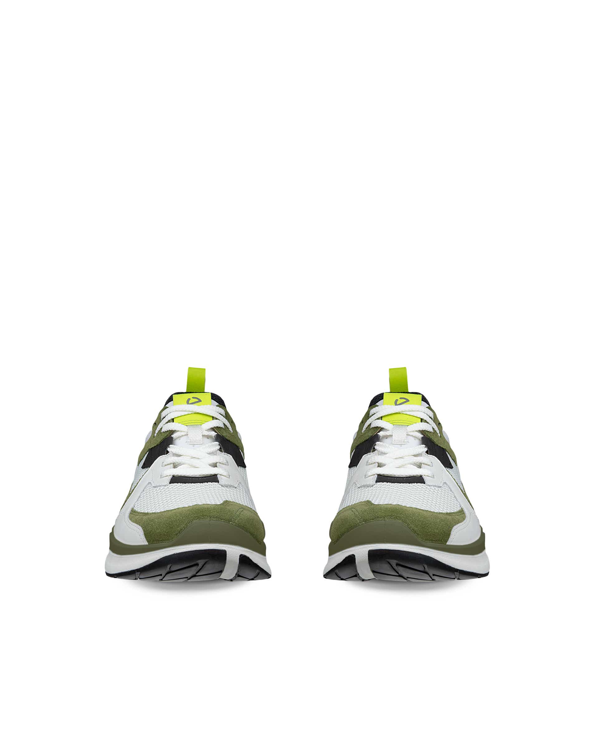 ECCO® Simpil mocassins en cuir pour femme - Vert - Front pair