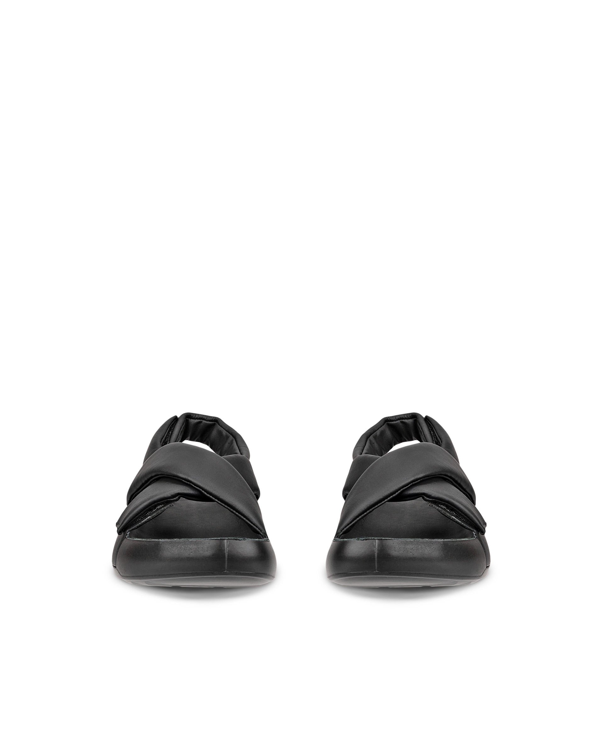 Dámské kožené sandály ECCO® Cozmo PF - Černá - Front pair