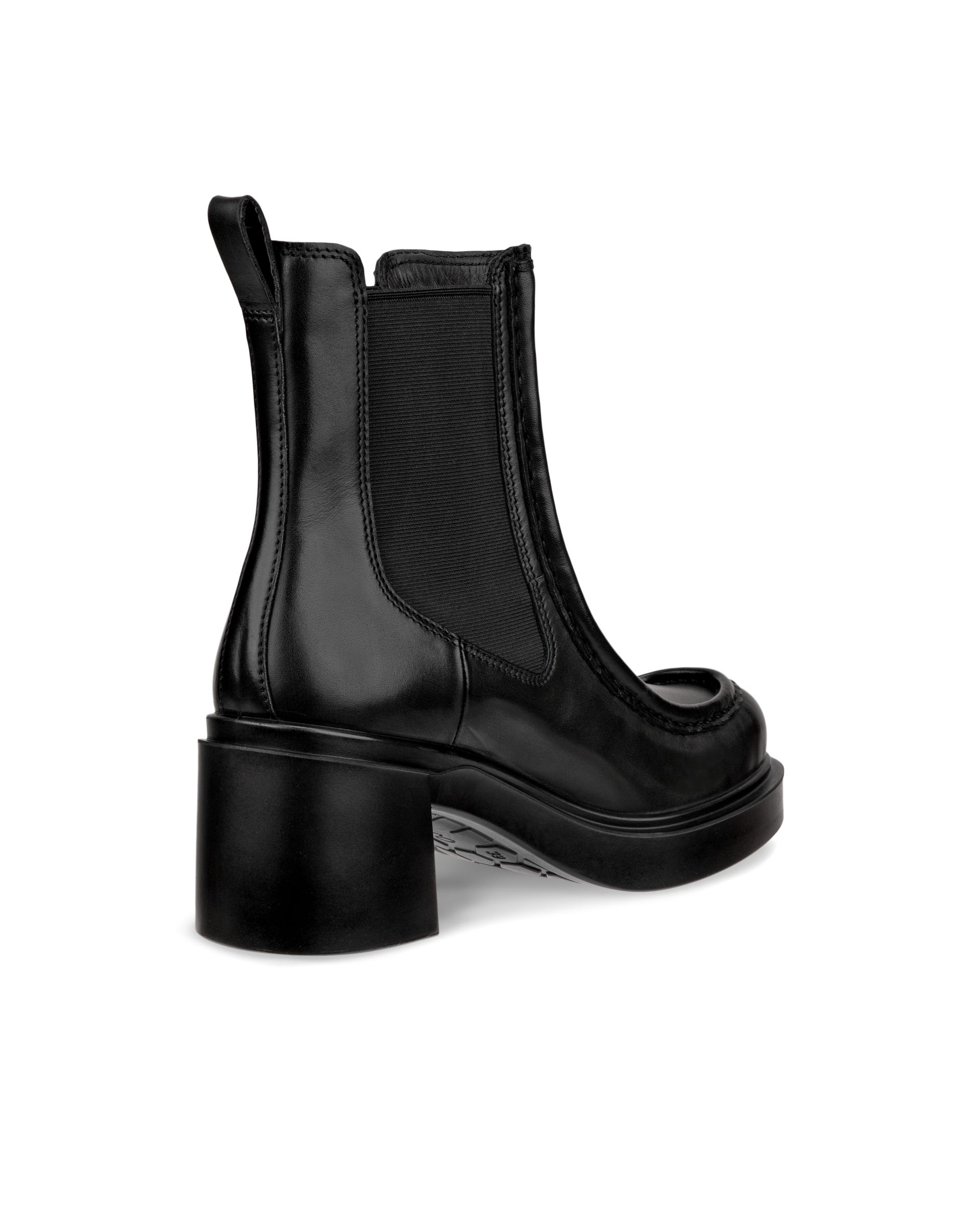 ECCO METROPOLE SEOUL 45 WOMEN ウィメンズ レザーブーツ - ブラック - Back