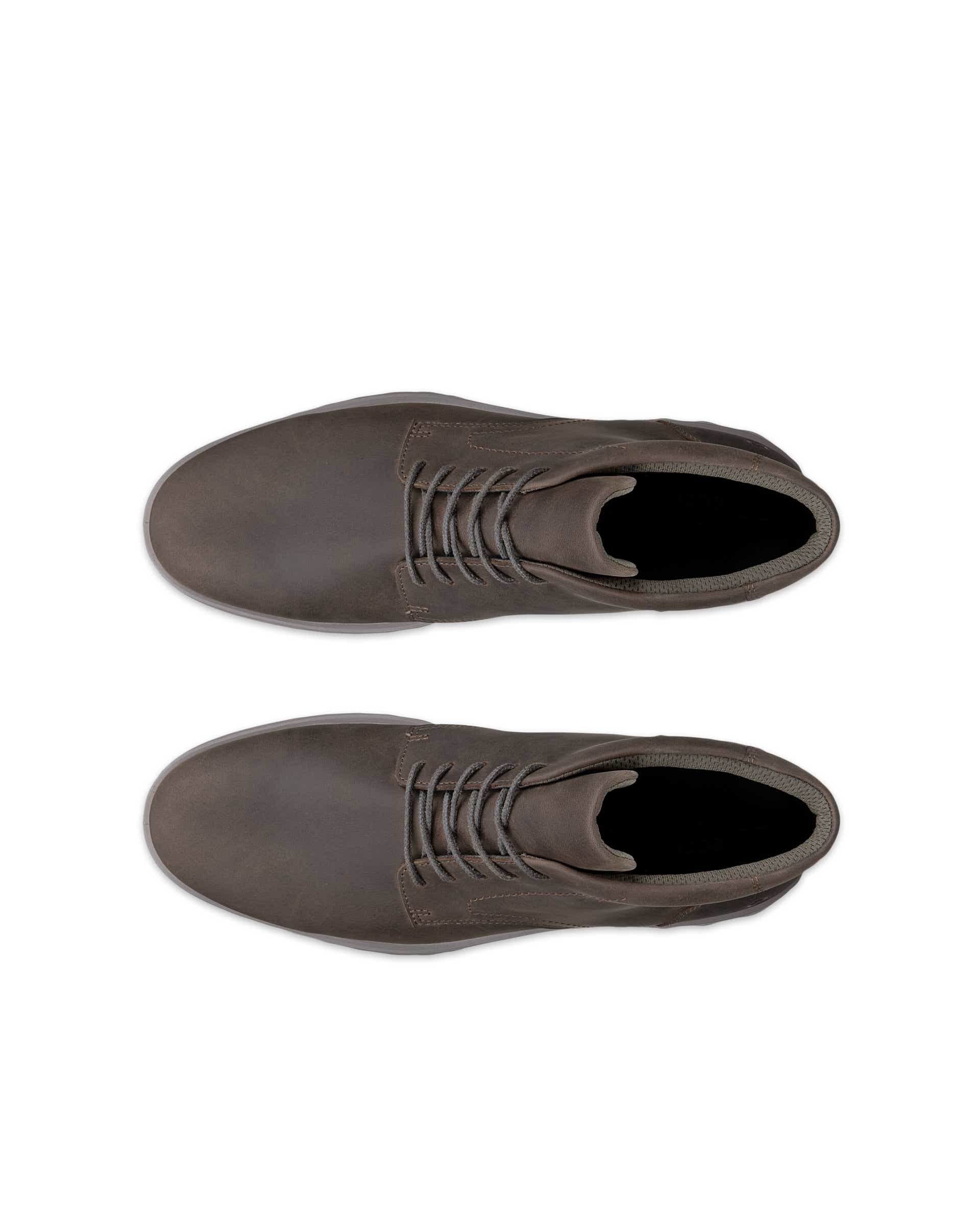 Pánská nubuková kotníčková Gore-Tex obuv ECCO® S LITE HYBRID - Hnědá - Top left pair