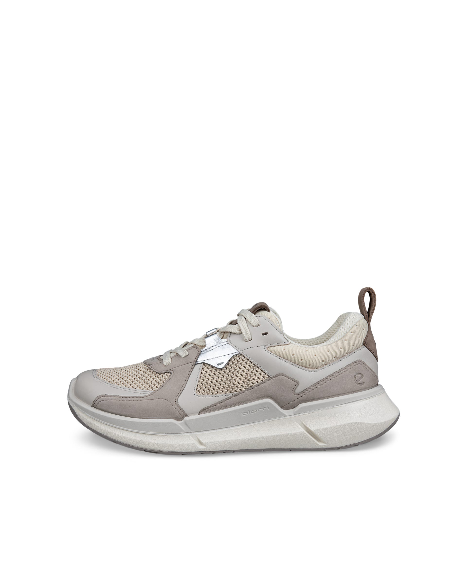 ECCO® BIOM 2.2 Damen Sneaker aus Nubukleder - Grau - Outside