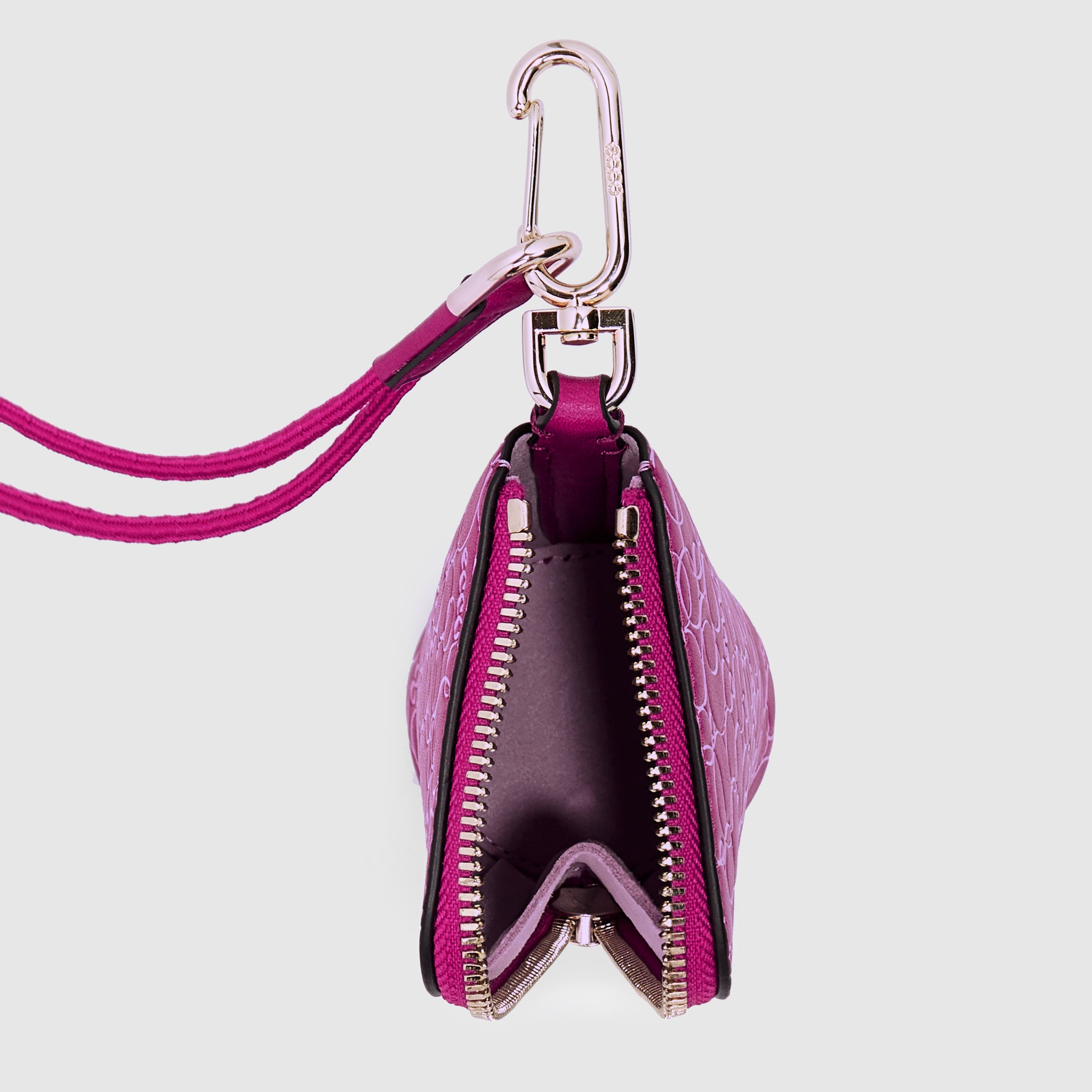 ECCO® Peach Leather Pouch Bag - Pink - Birdeye