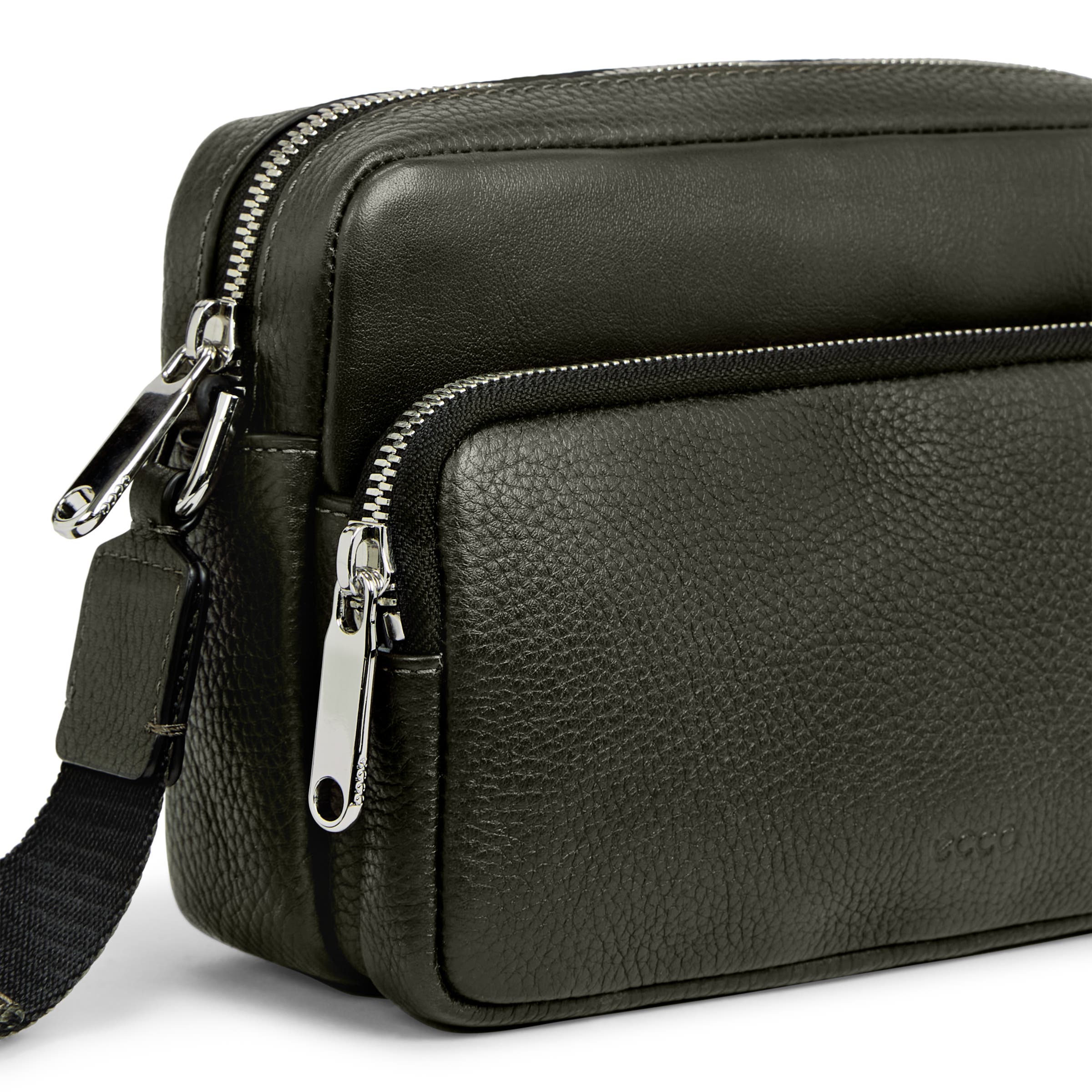 ECCO® Camera Bag Leather Camera Bag - Green - Detail-1