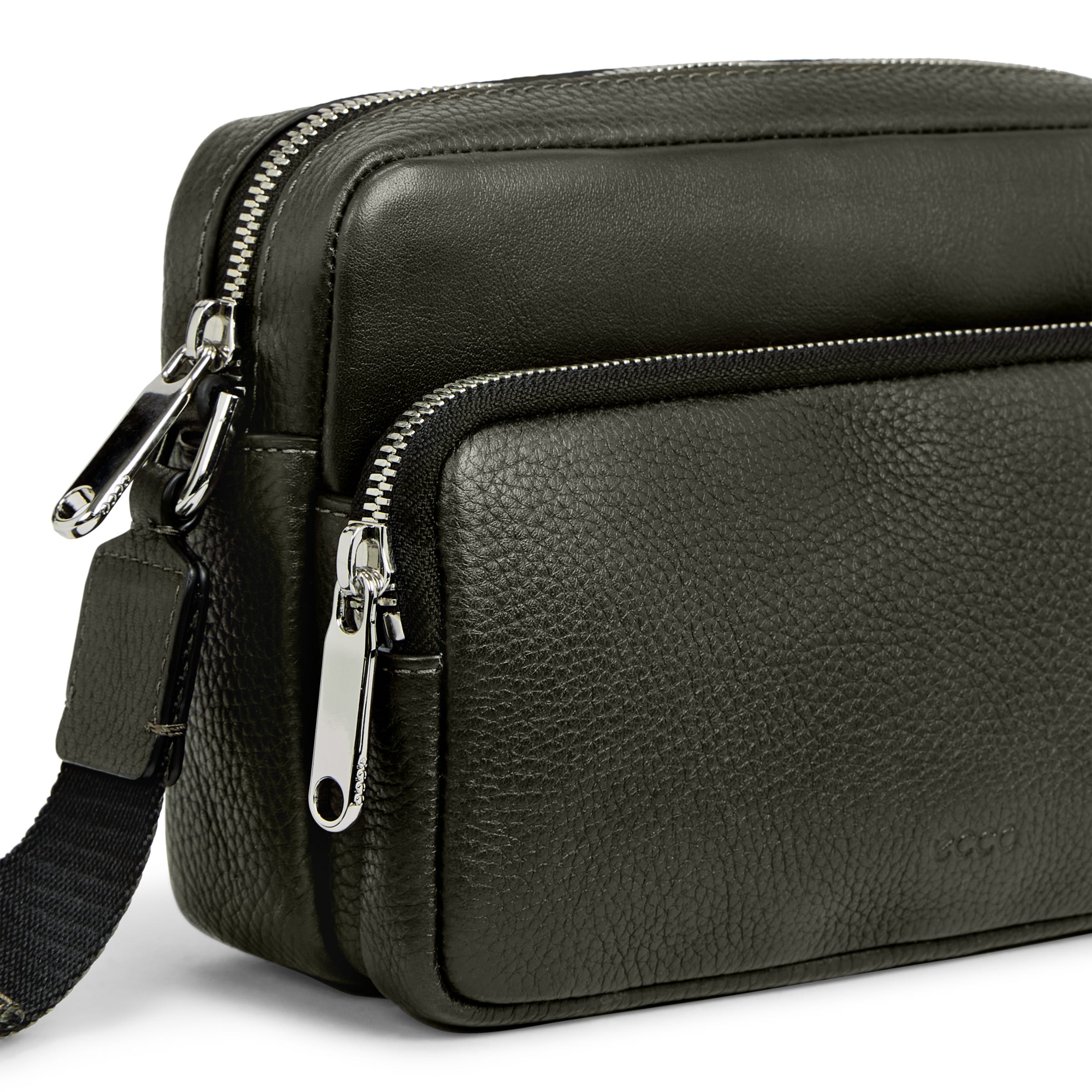 ECCO® Camera Bag Leather Camera Bag - Green - Detail-1