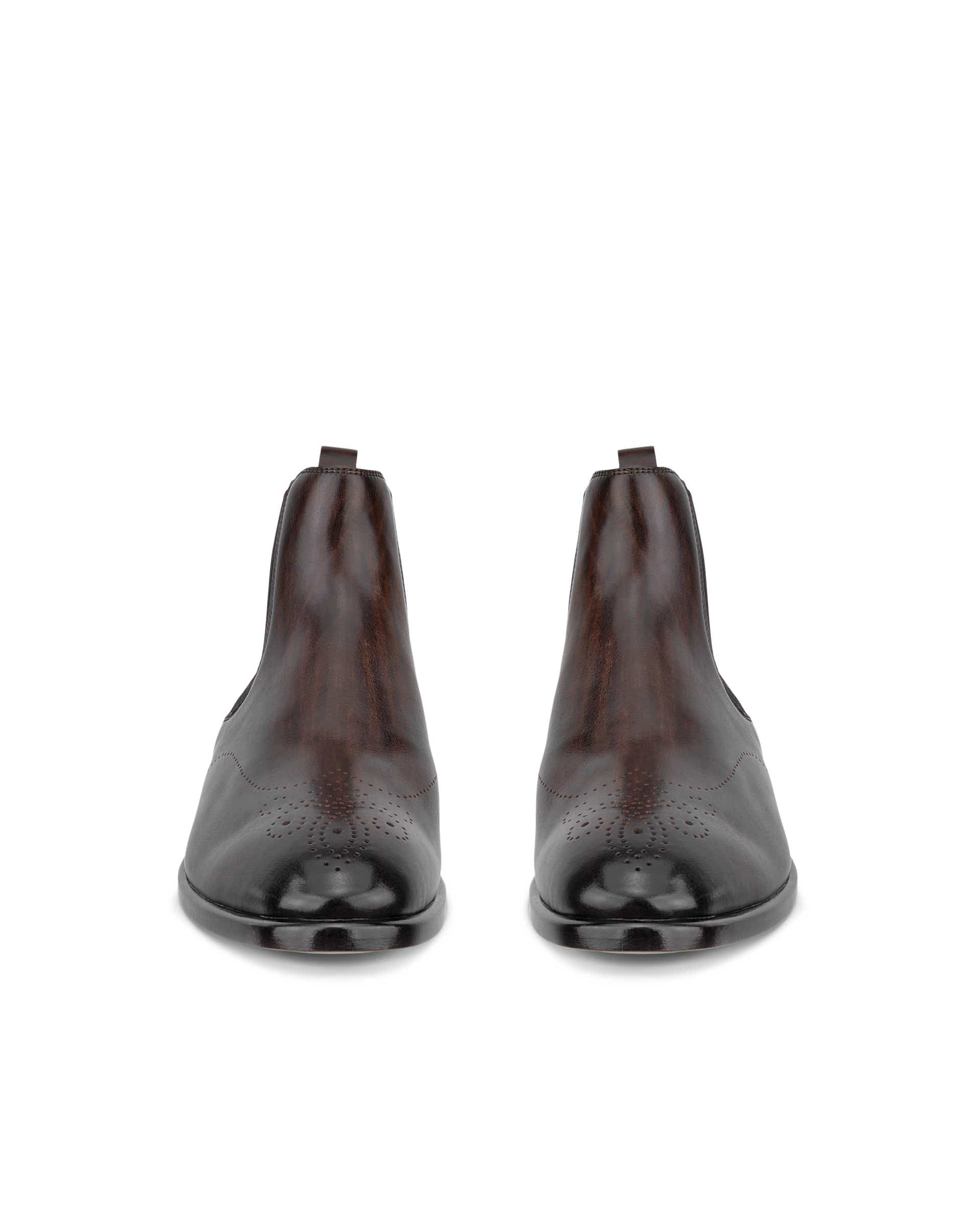 Botas Chelsea couro homem ECCO® VITRUS MONDIAL - Castanho - Front pair