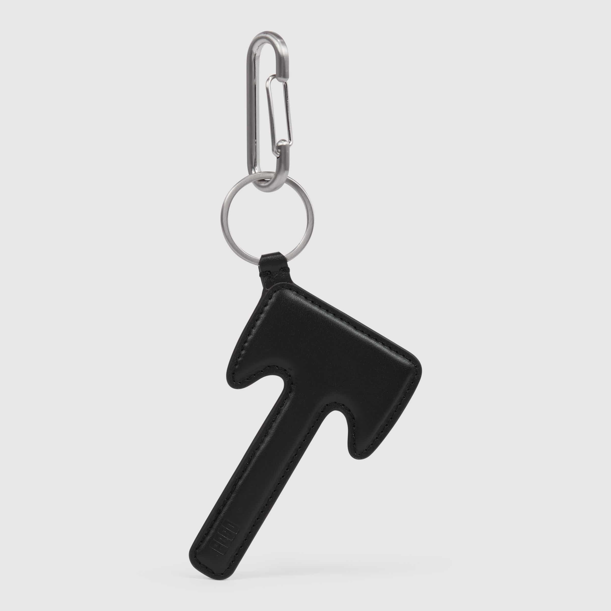 ECCO® E Padded 'T' Leather Charm - Black - Main