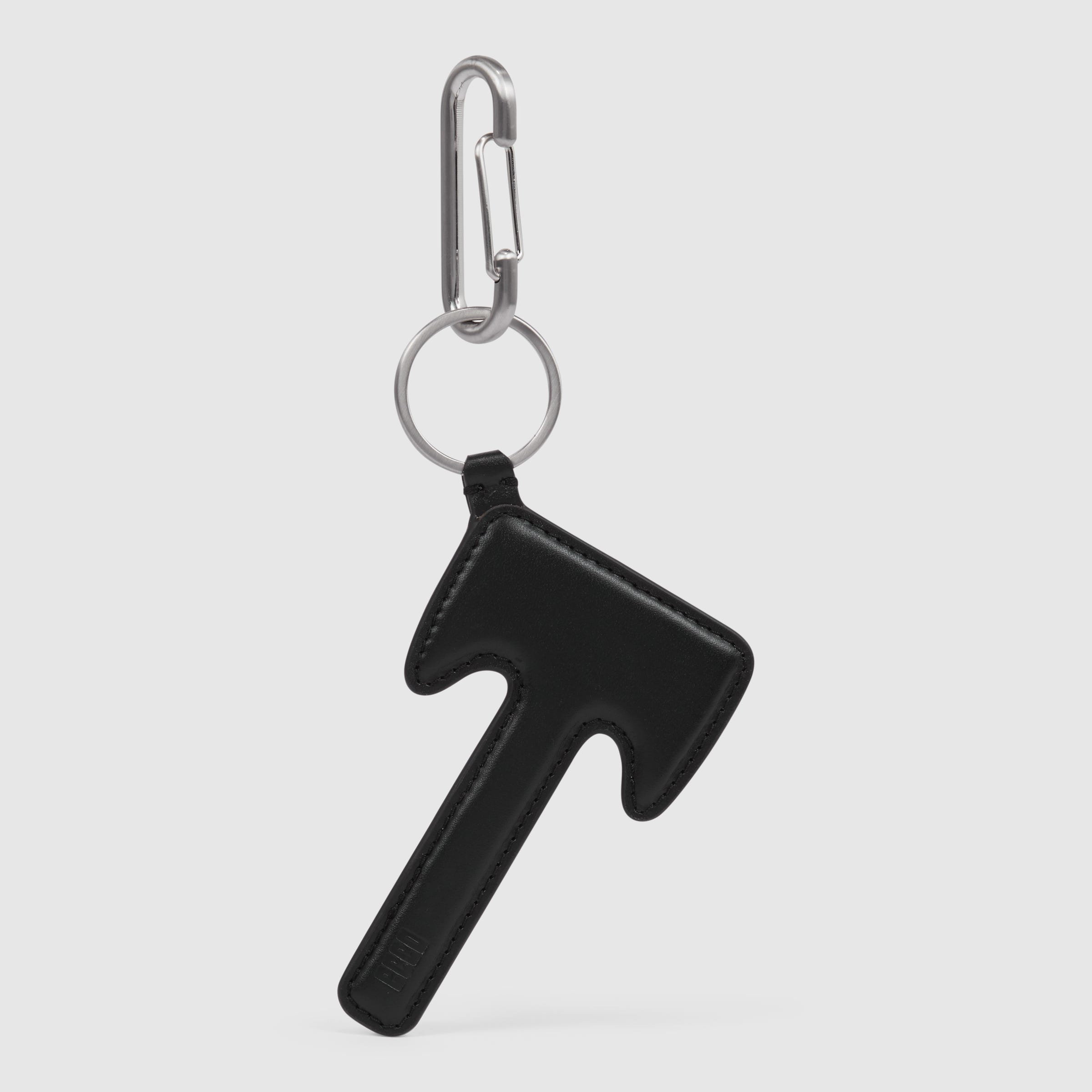 ECCO® E Padded 'T' Leather Charm - Black - Main