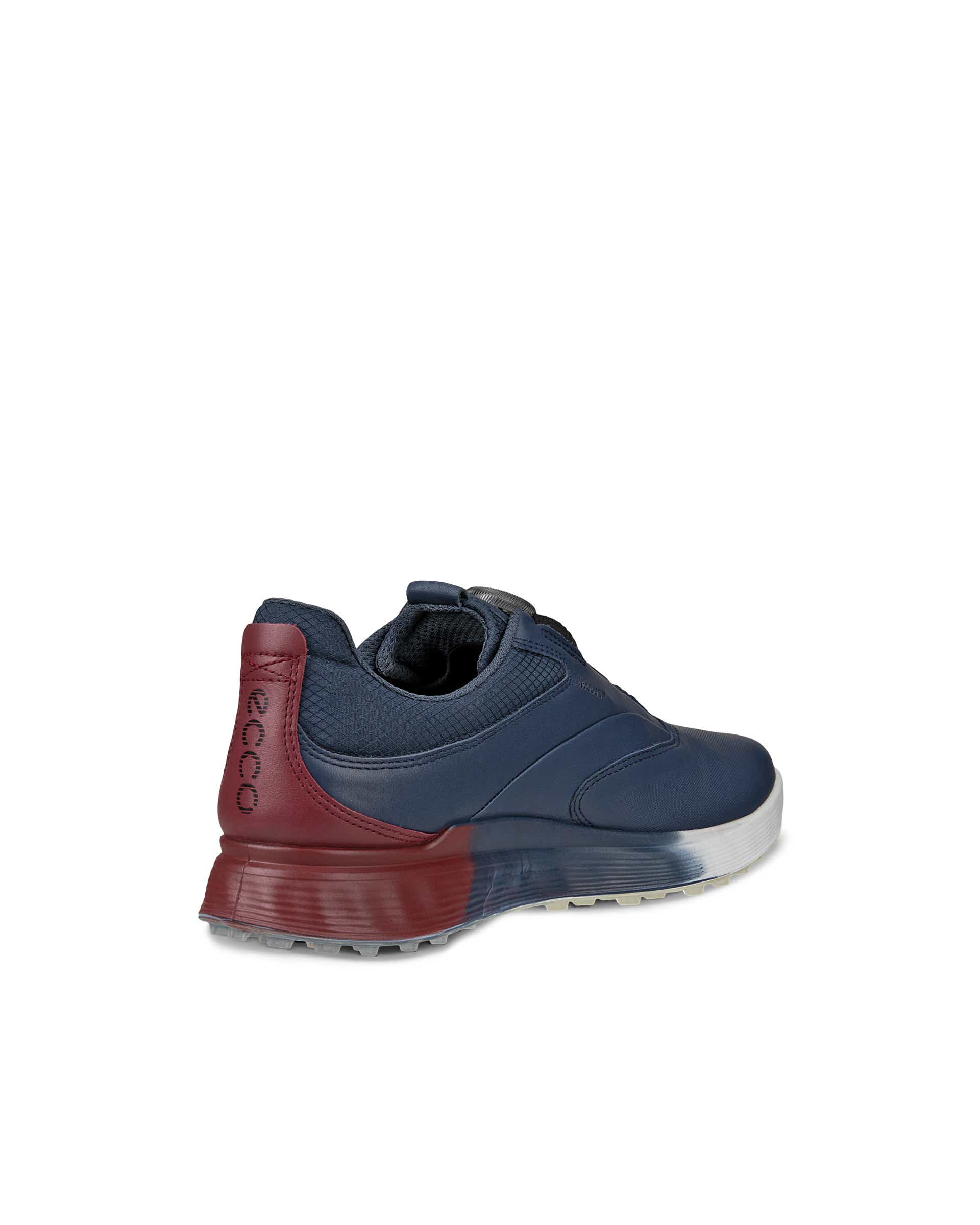 ECCO Golf S Three BOA メンズ レザーGore-Texゴルフシューズ | ブルー
