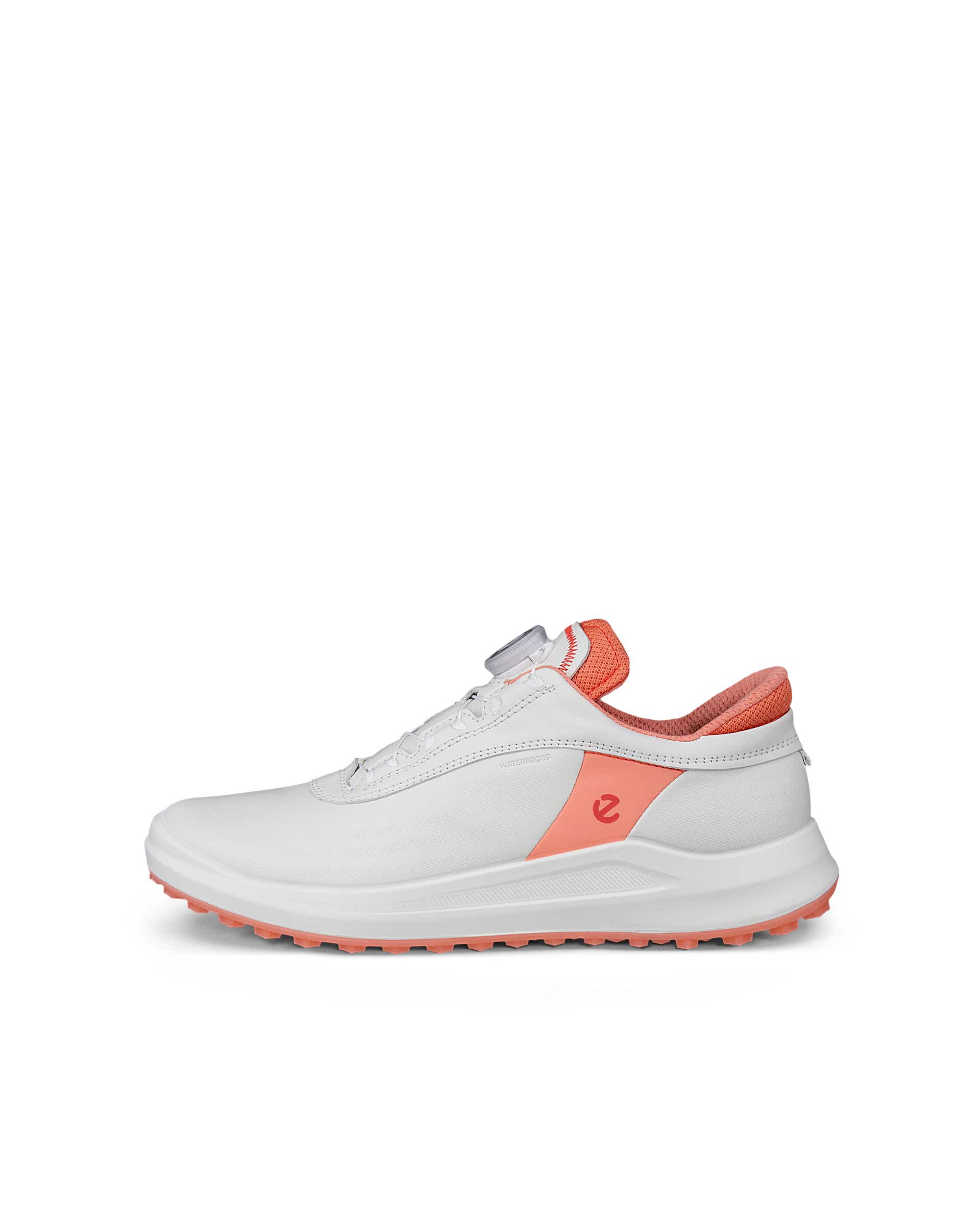 Women's ECCO® Golf Core Leather Waterproof Golf Shoe | White Women's ECCO® Golf Core Leather Waterproof Golf Shoe | White
