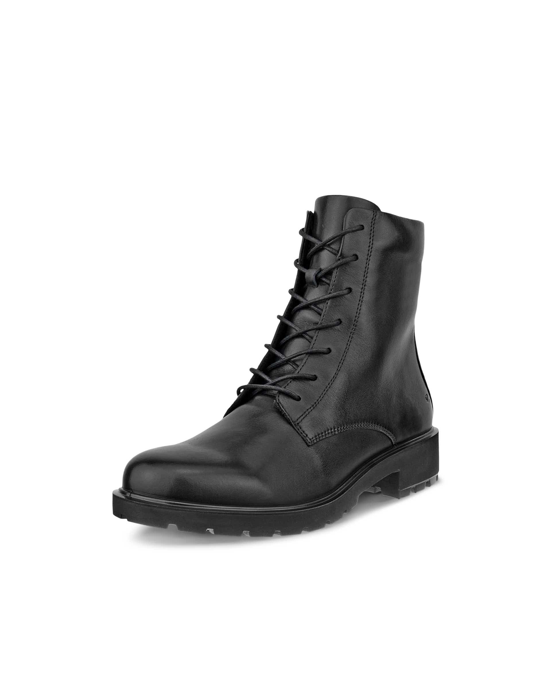 ECCO® METROPOLE VIENNA dames leren veterlaars - Zwart - Main