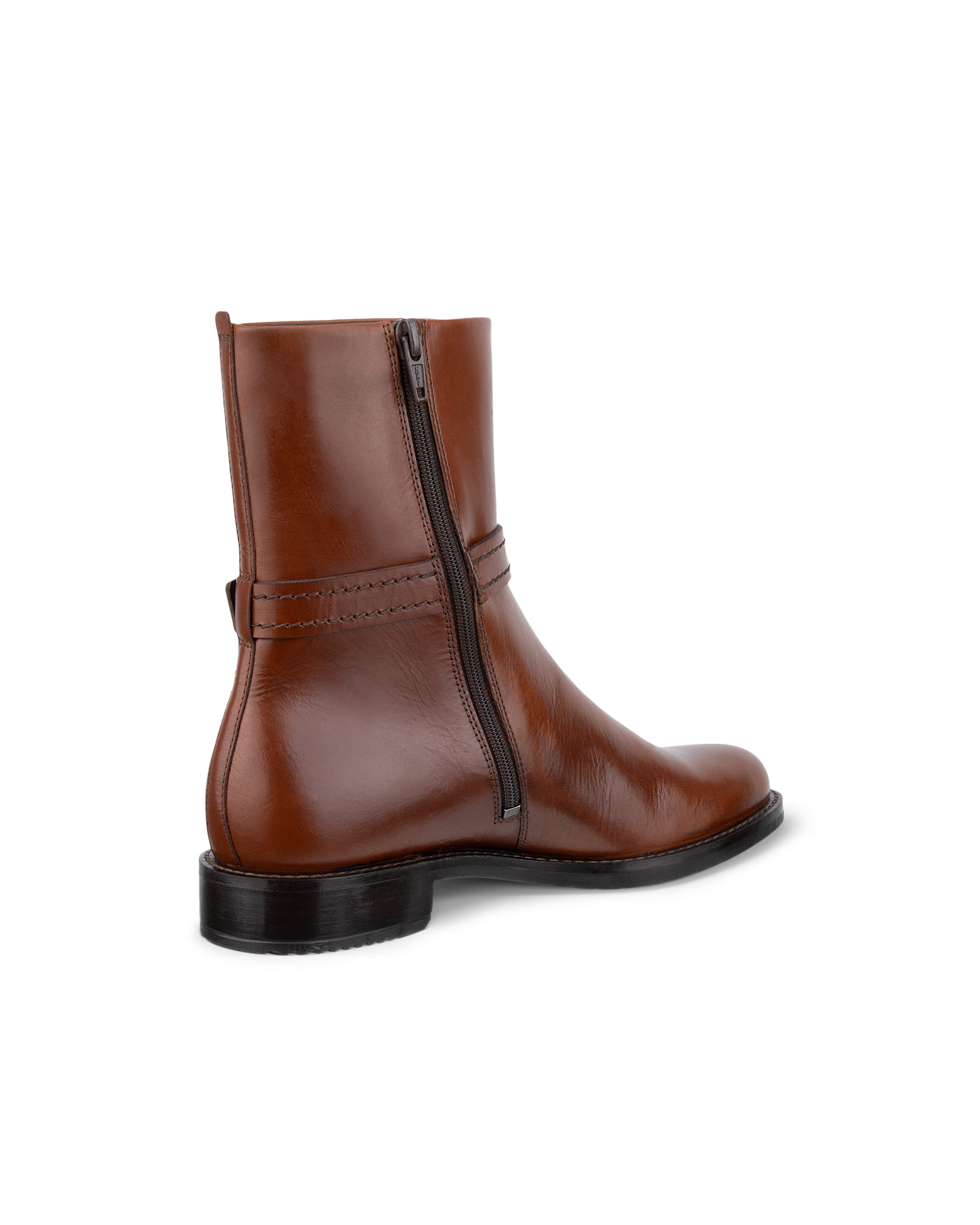 Women's ECCO® SARTORELLE 25 Leather Ankle Boot - Brown - Outside