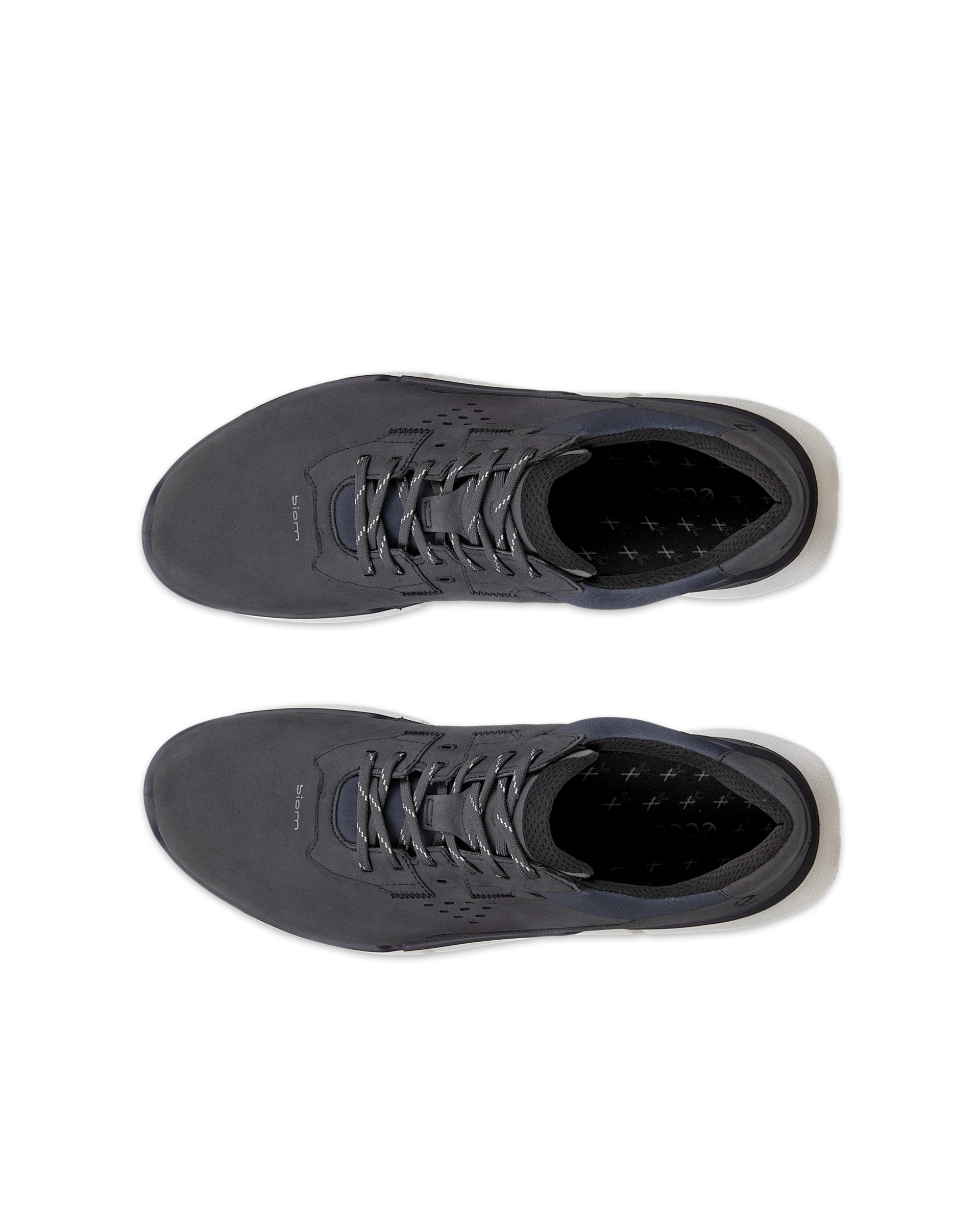 ECCO Men's BIOM 2.2 Low Lea - Grey - Top left pair