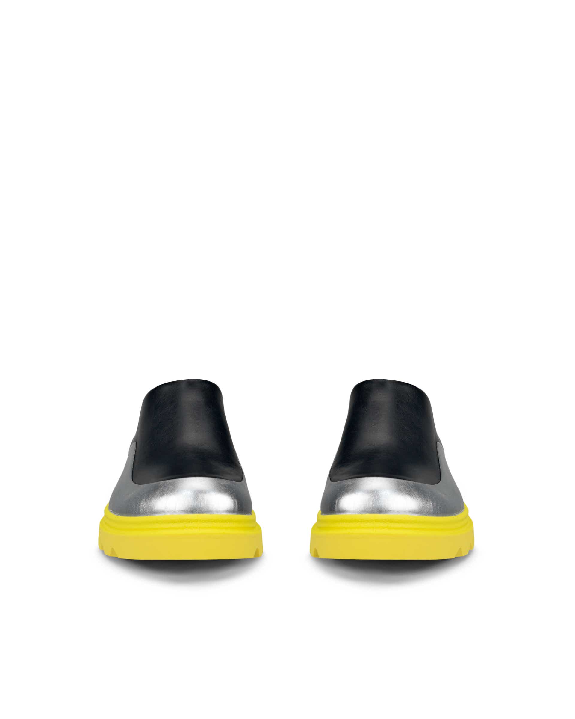 ECCO GRAINER WOMEN ウィメンズ レザーシューズ - シルバー - Front pair