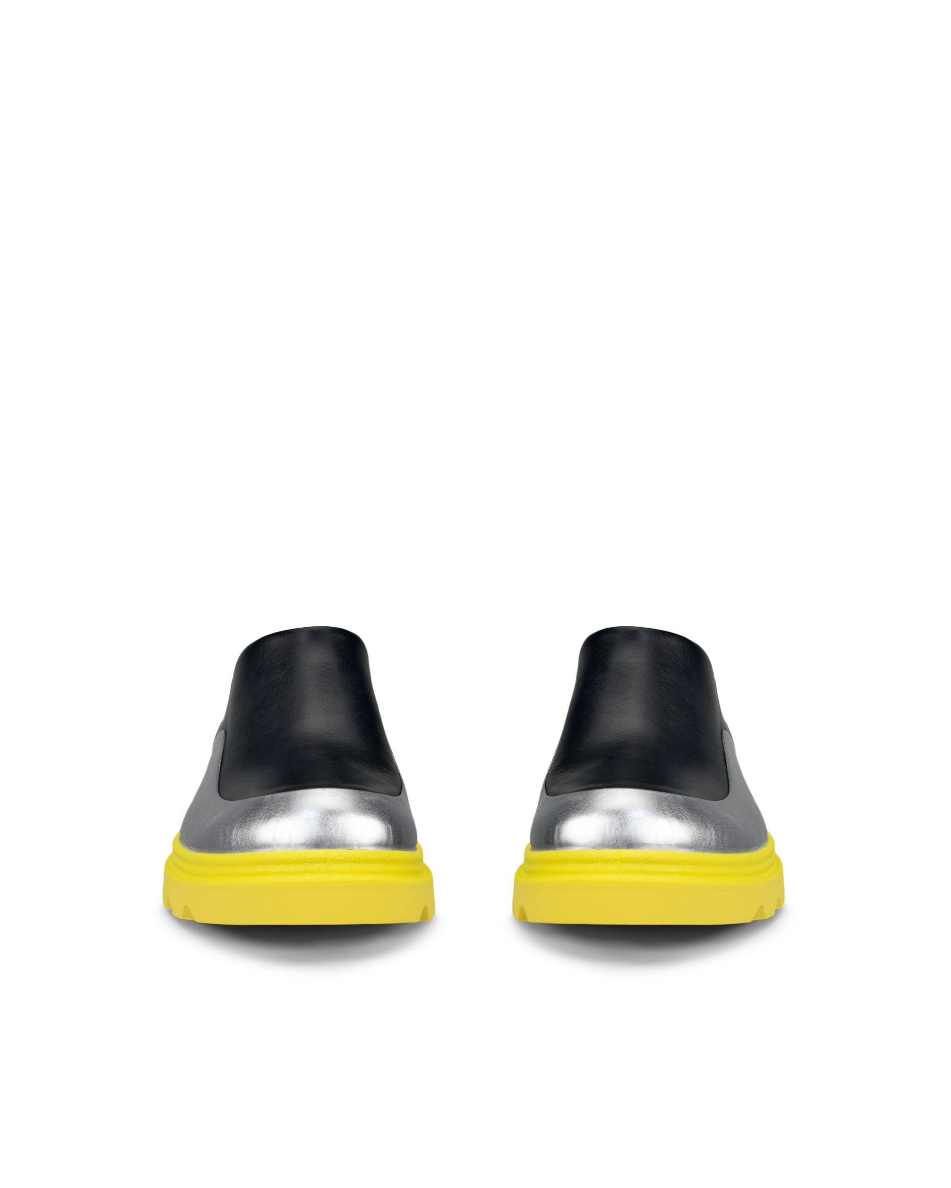 ECCO GRAINER WOMEN ウィメンズ レザーシューズ - シルバー - Front pair