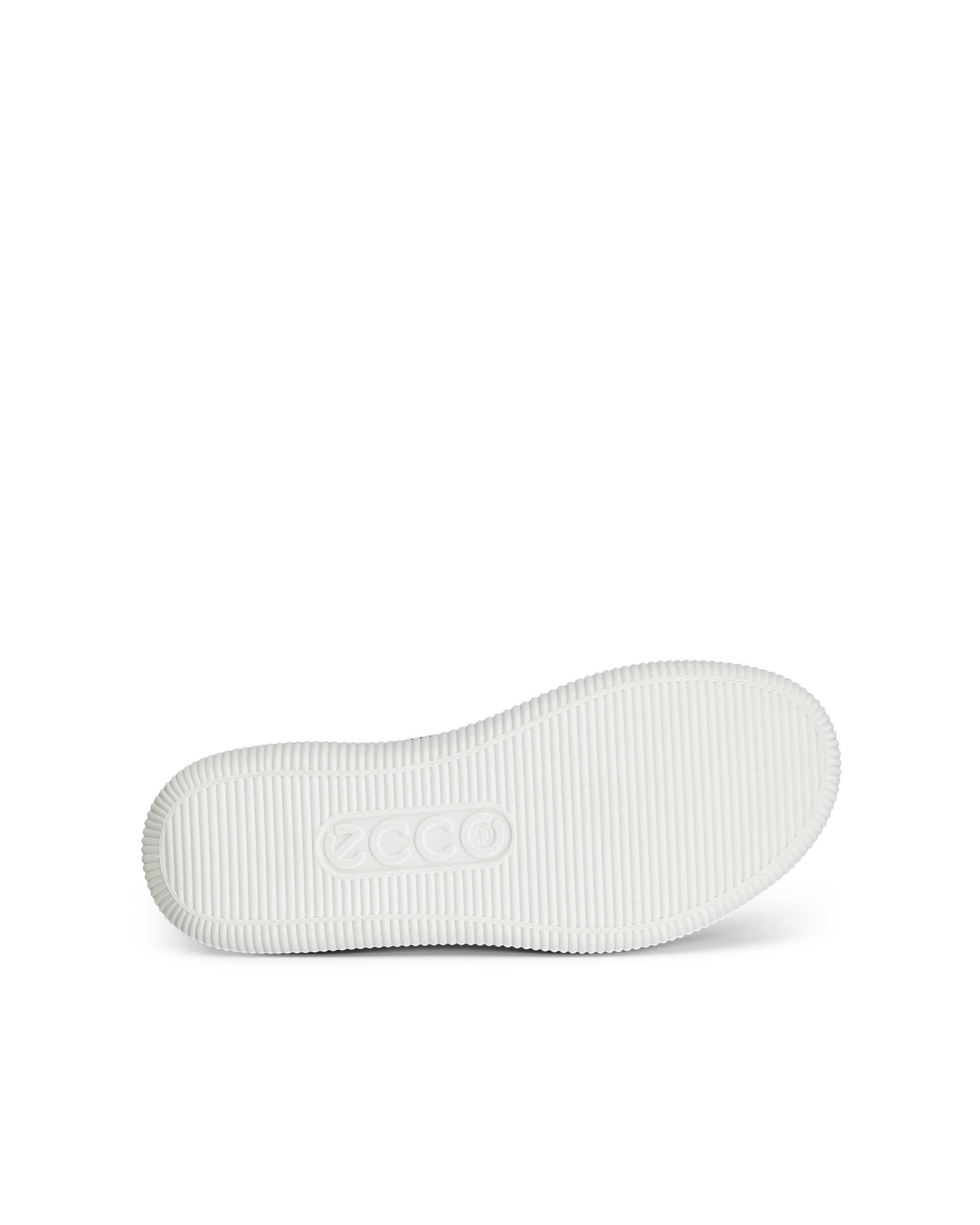 ECCO® Soft Zero Heren leren sneaker - Zwart - Sole