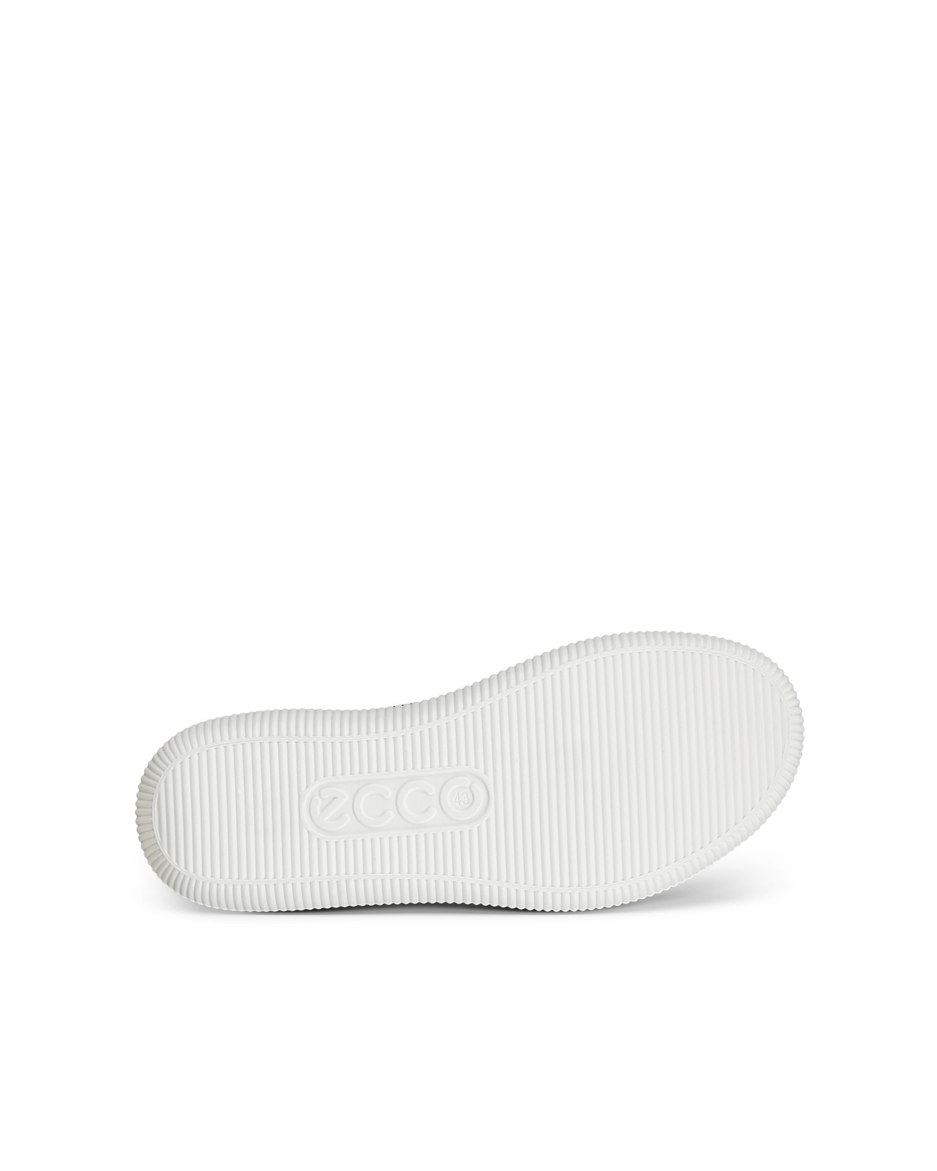 ECCO soft zero MEN メンズ レザースニーカー - ブラック - Sole