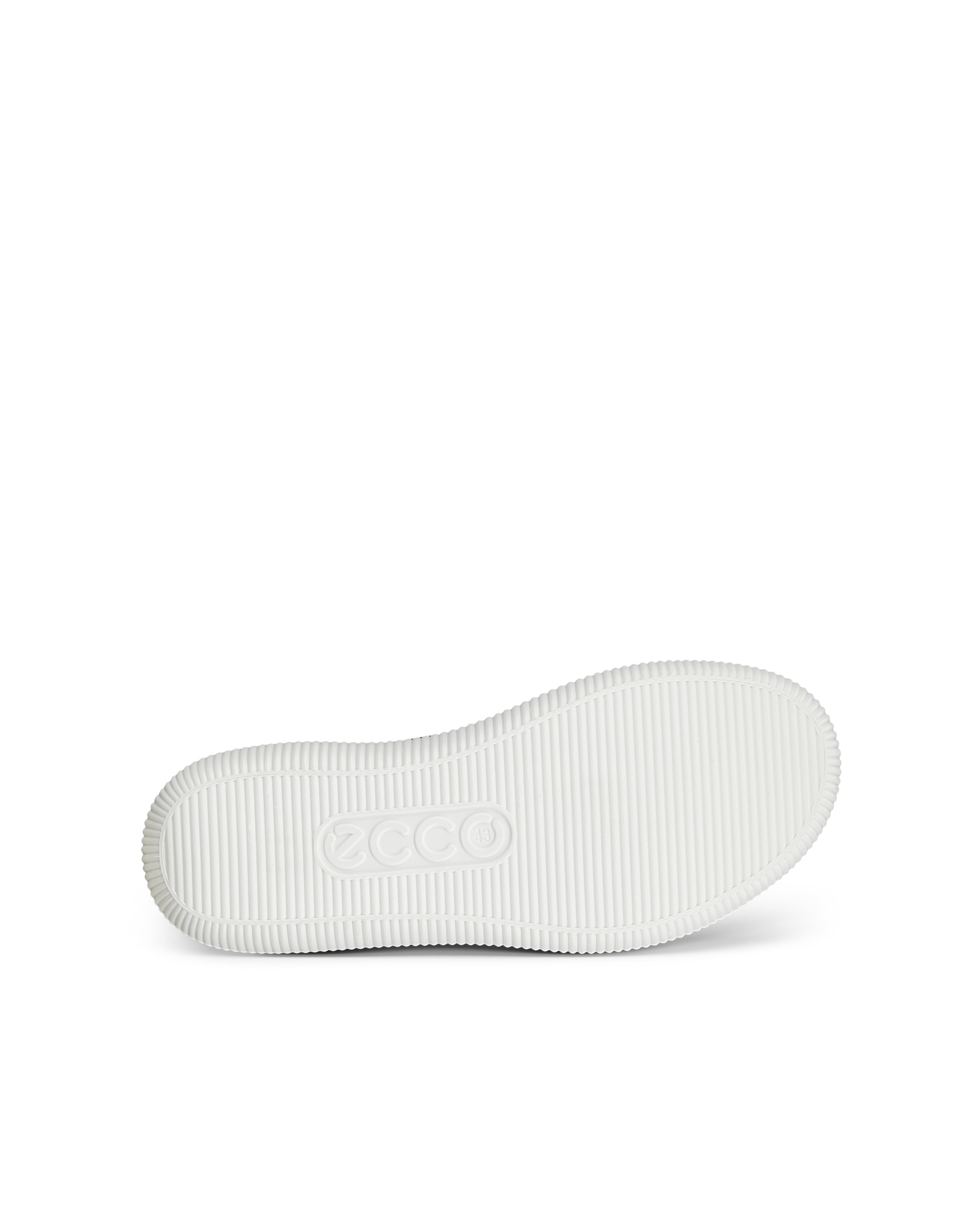 ECCO® Soft Zero Heren leren sneaker - Zwart - Sole