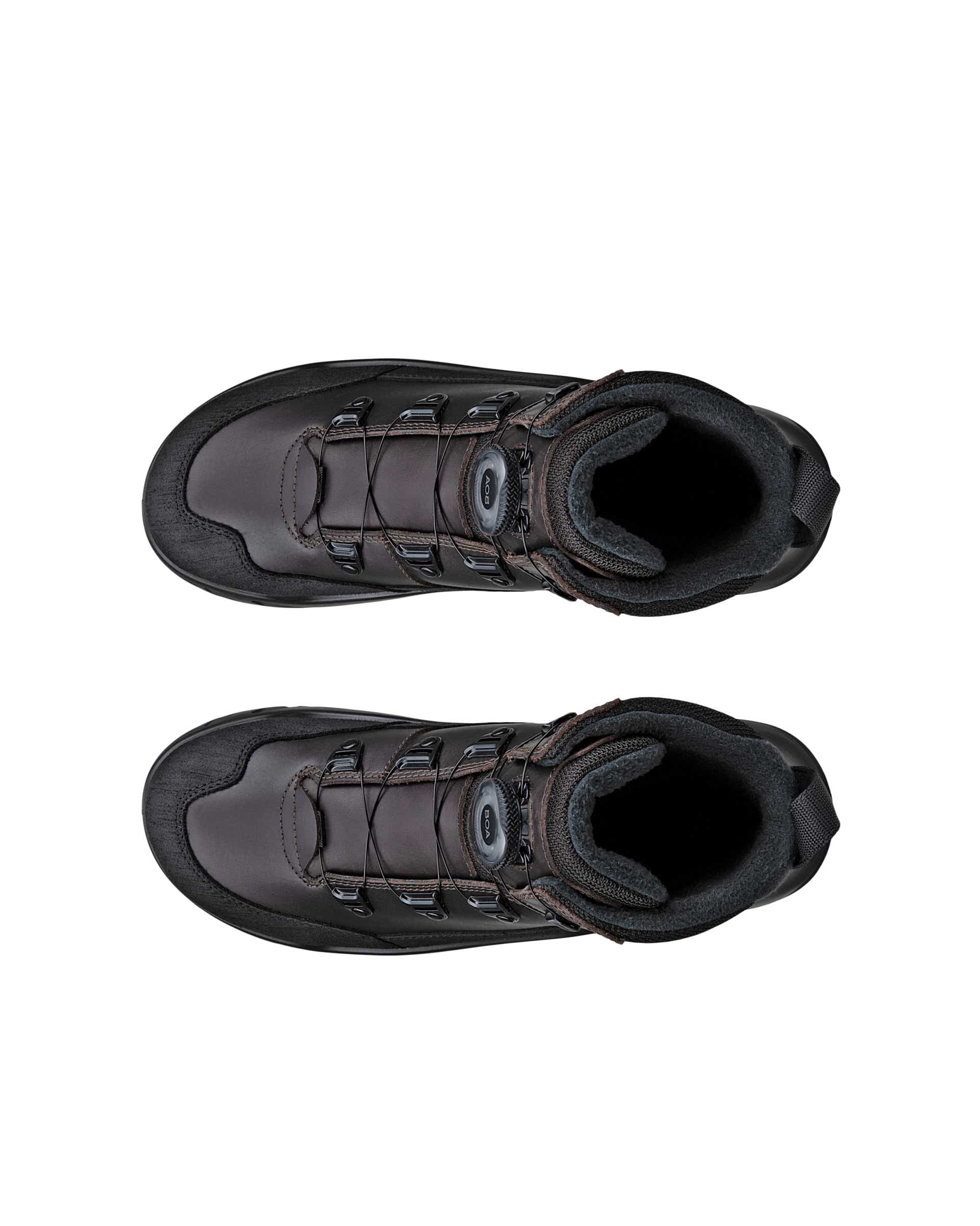 ECCO® OFFROAD muške vodootporne srednje kožne čizme za boravak na otvorenom - Smeđa - Top left pair