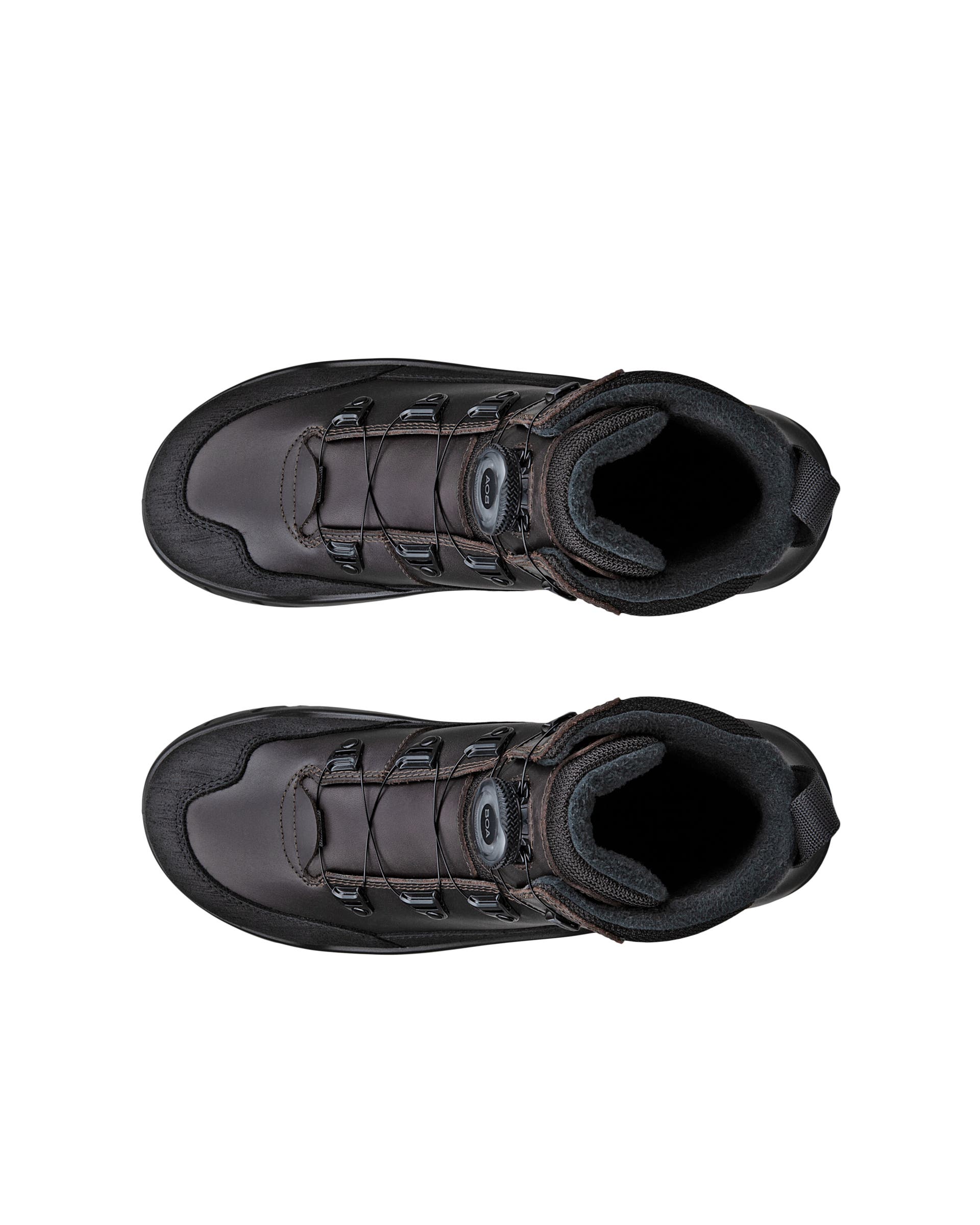 ECCO® OFFROAD muške vodootporne srednje kožne čizme za boravak na otvorenom - Smeđa - Top left pair